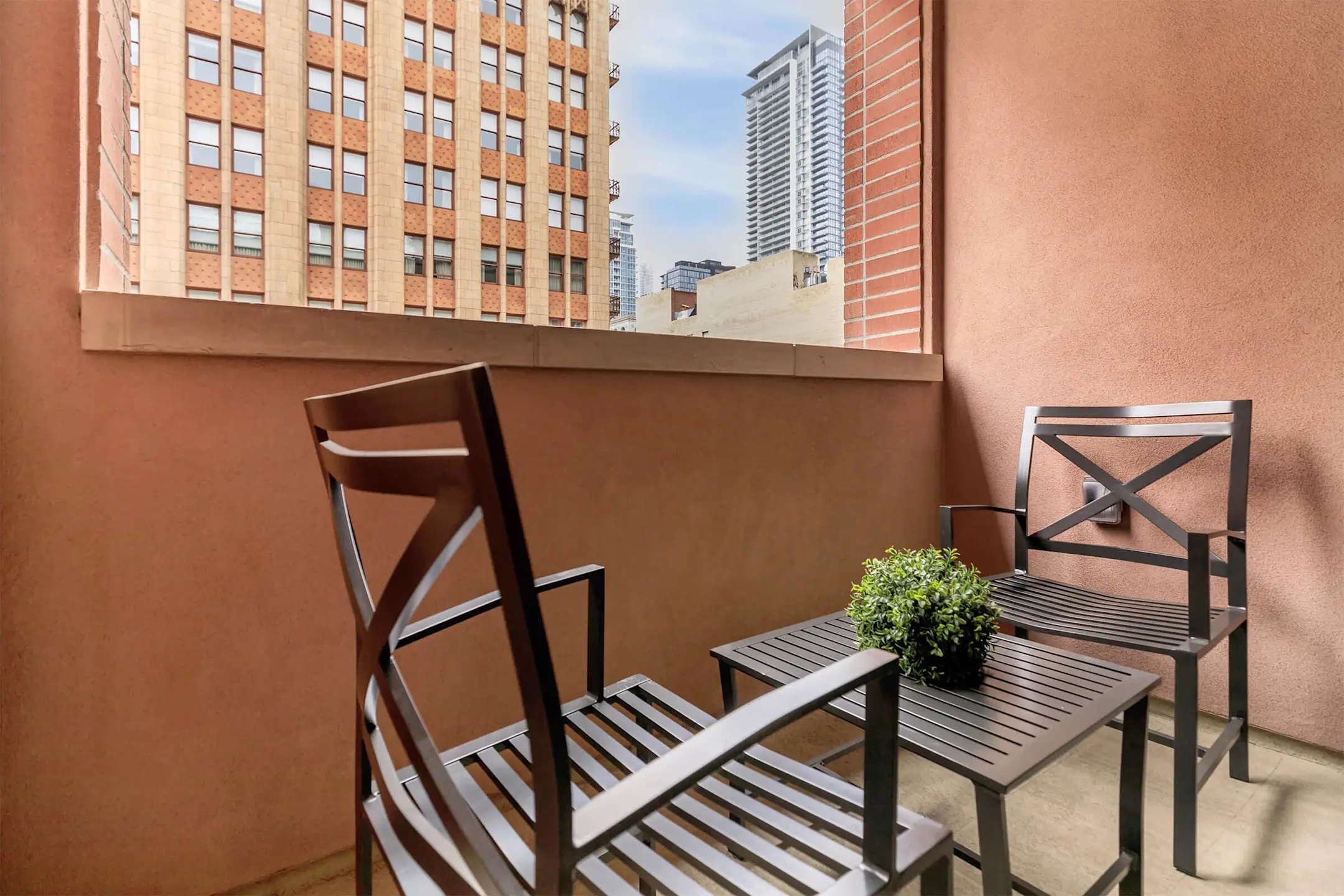 Patio / Deck - Broadway Palace Apartments - Los Angeles, CA