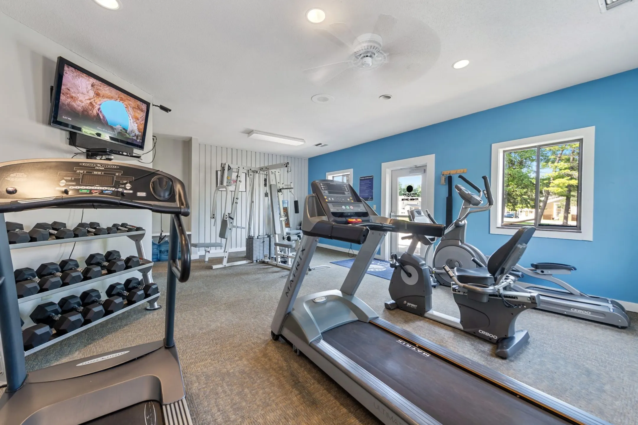 Fitness Weight Room - Pebble Point Apartments of Indianapolis - Indianapolis, IN