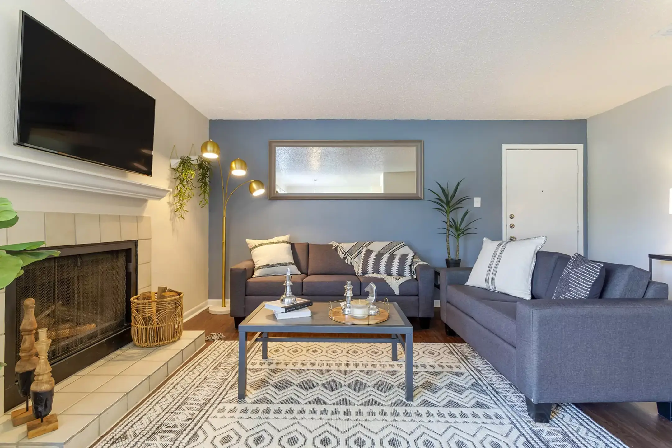 Living Room - The Landing at College Station - College Station, TX