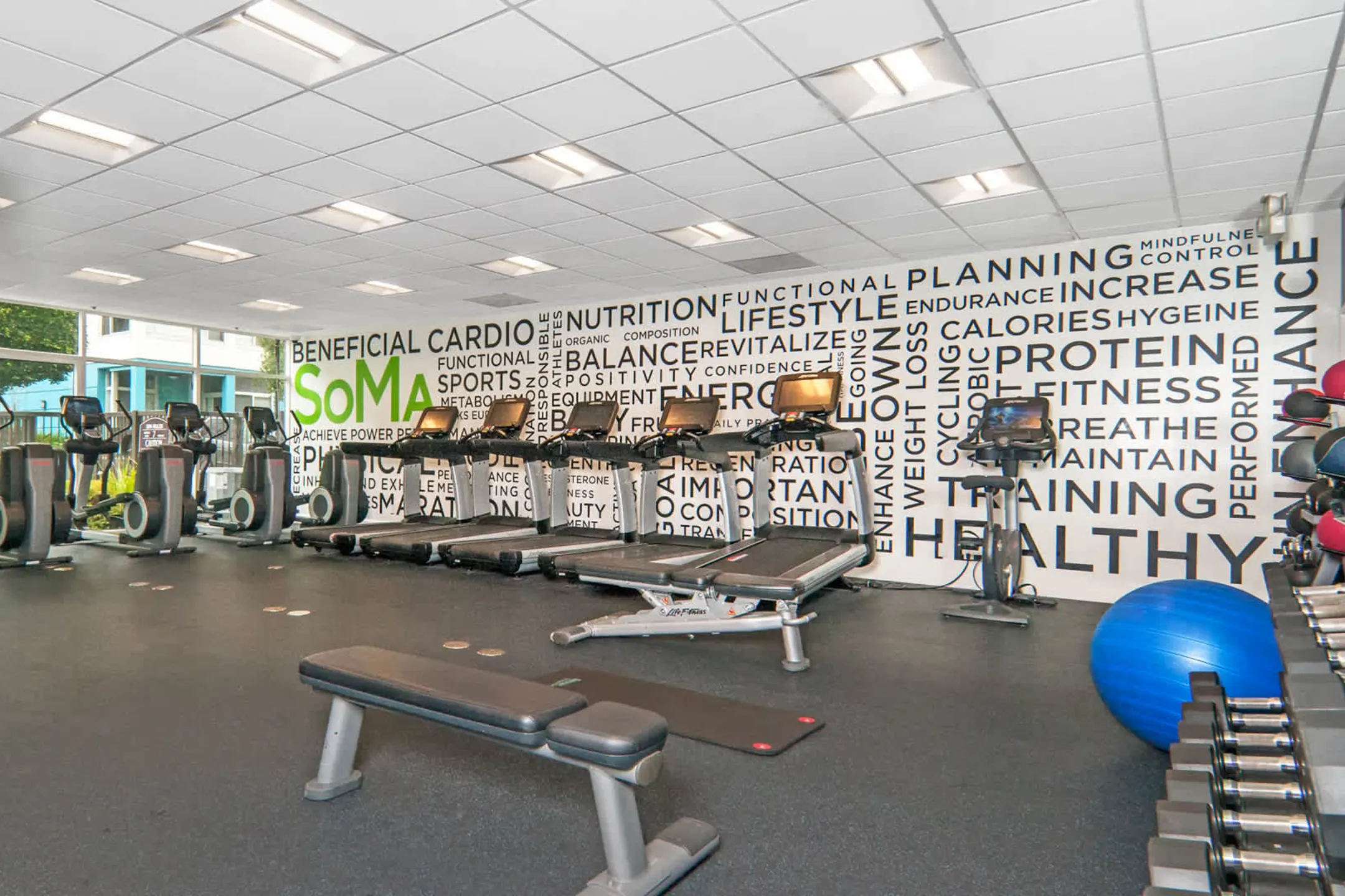 Fitness Weight Room - SoMa Square - San Francisco, CA
