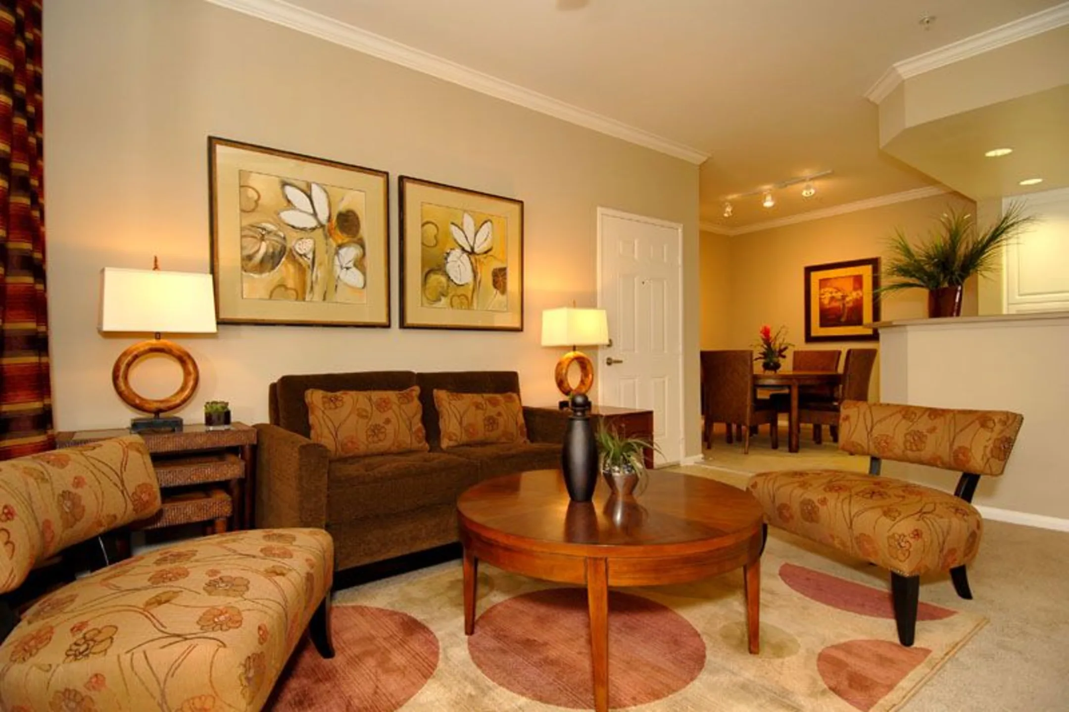 Living Room - College Park Apartment Homes - Upland, CA