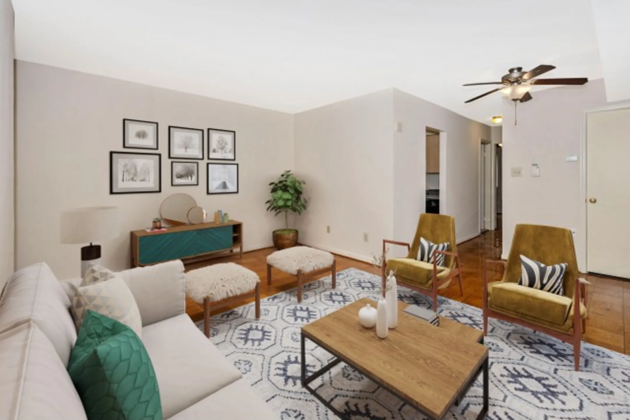 Living Room - Azalea Apartments - Takoma Park, MD