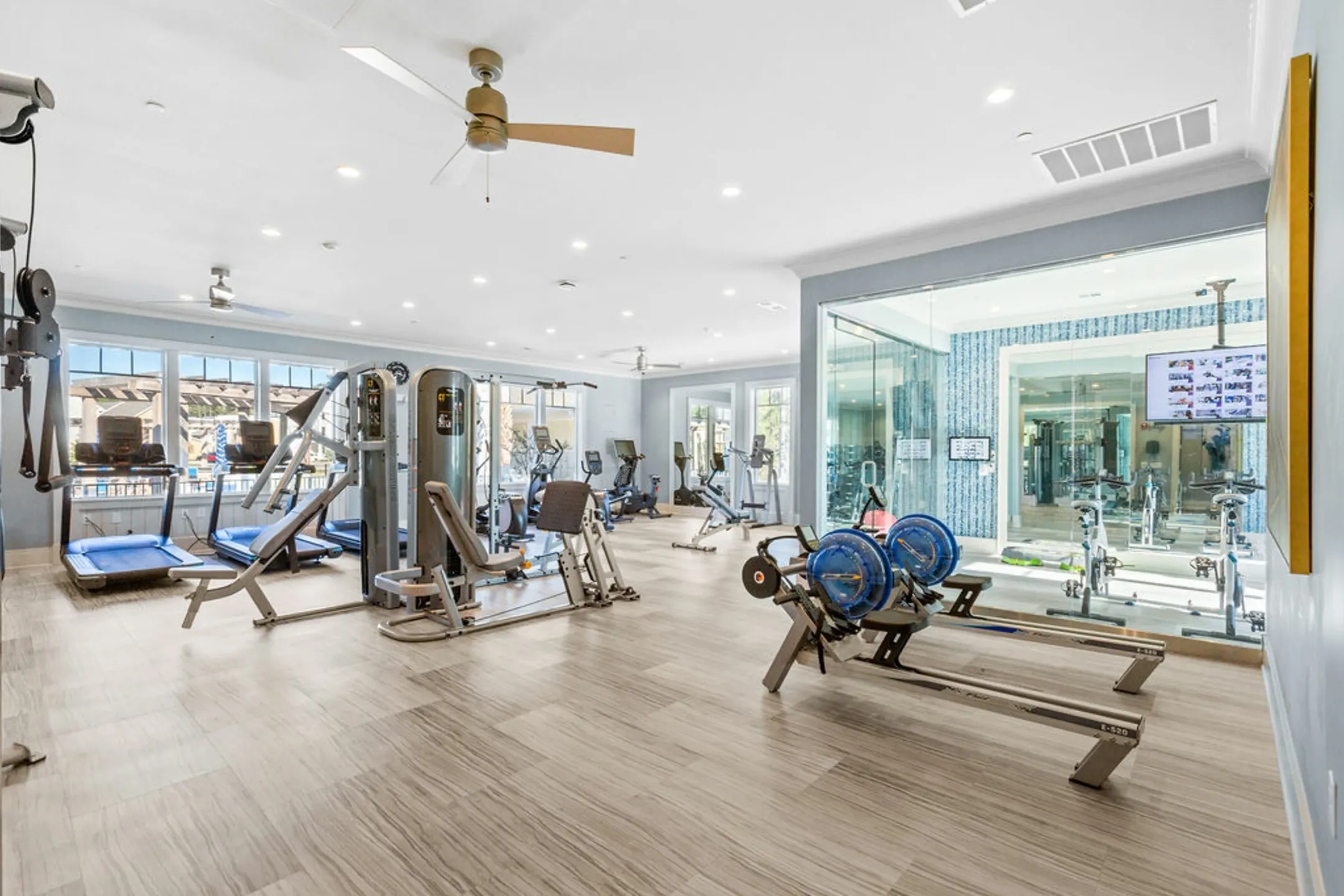 Fitness Weight Room - Crowne at One Seventy - Bluffton, SC