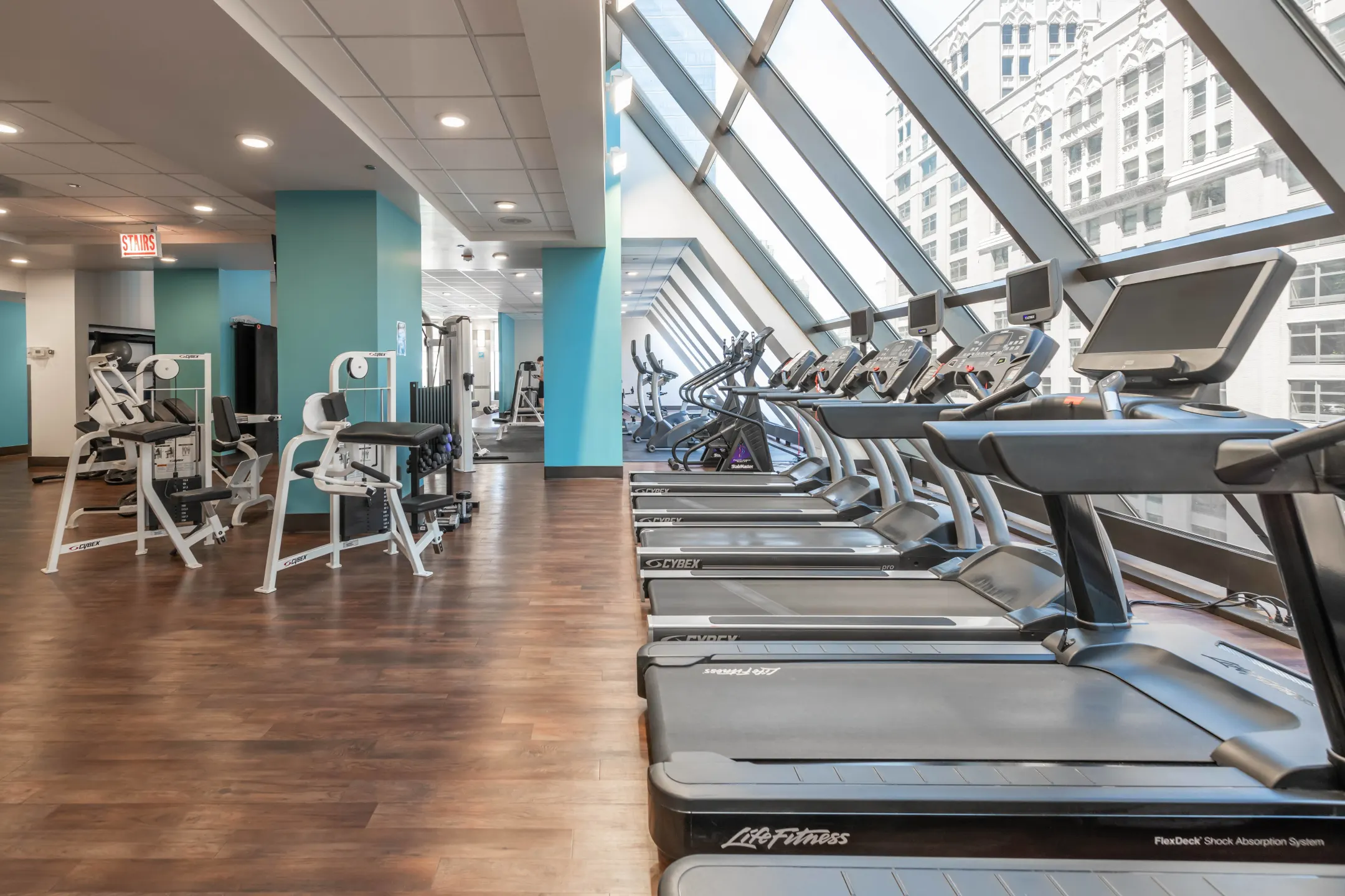 Fitness Weight Room - Axis Apartments and Lofts - Chicago, IL
