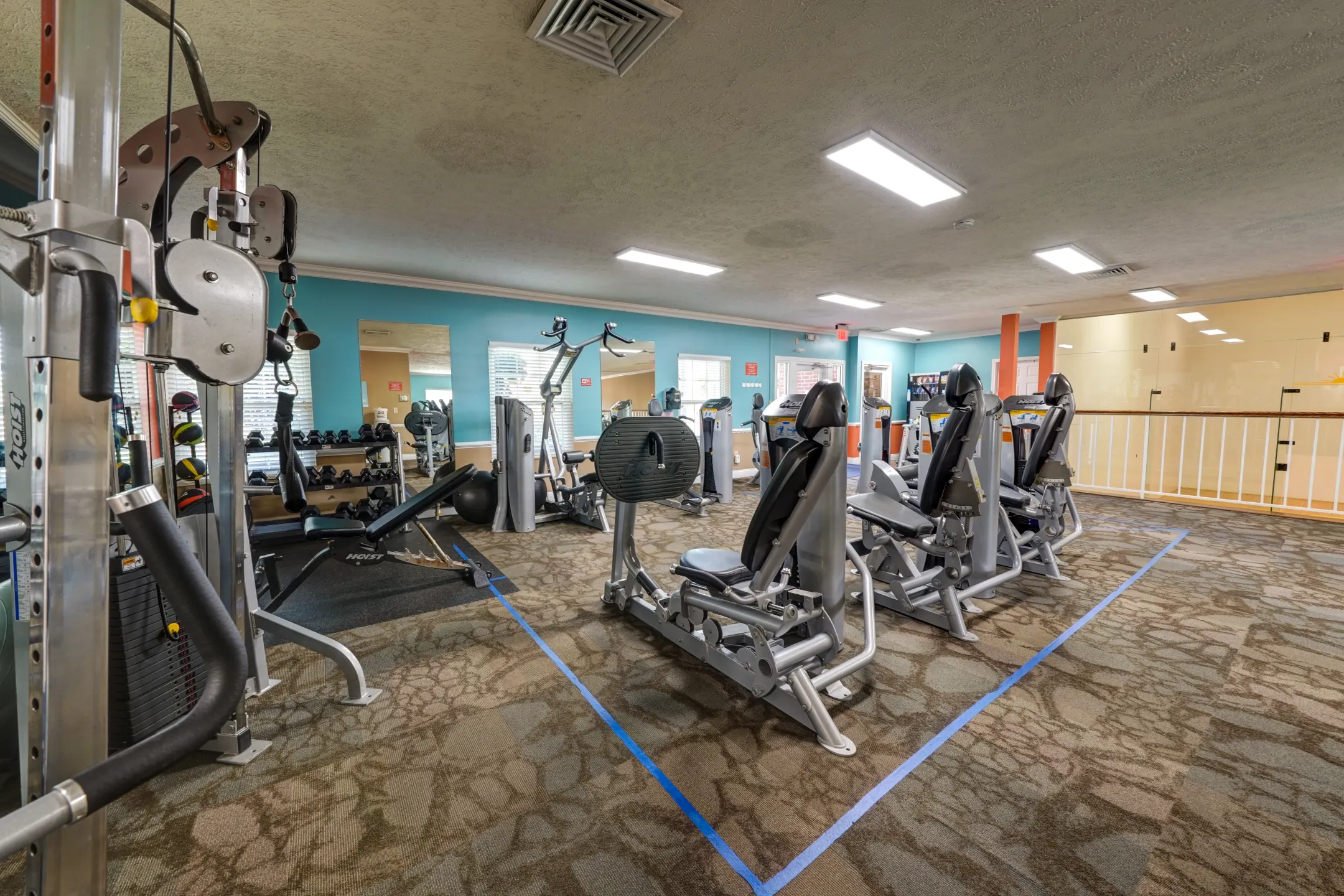 Fitness Weight Room - Sunblest Apartment Homes - Fishers, IN