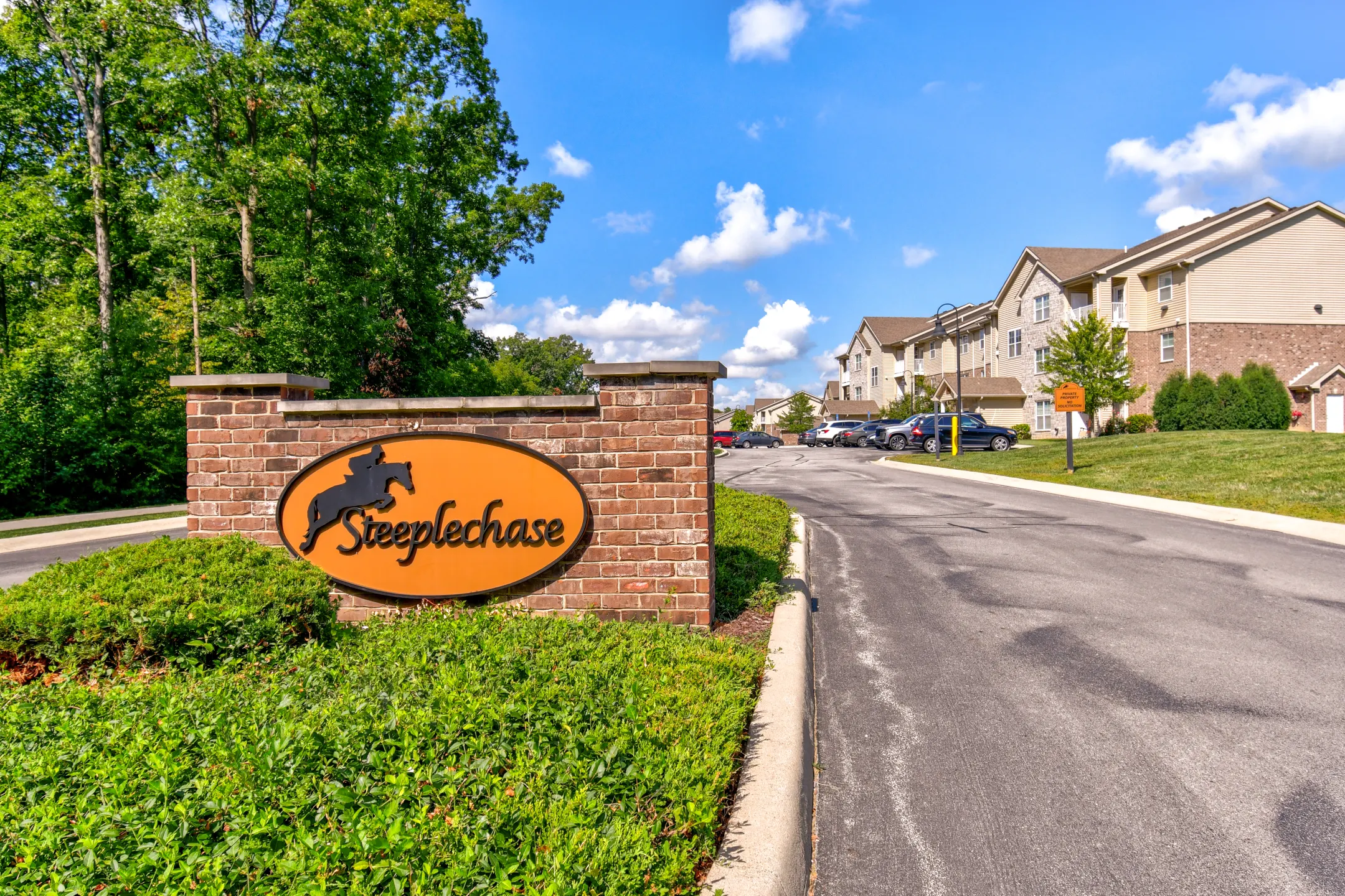 Community Signage - Steeplechase at Parkview Apartments - Fort Wayne, IN
