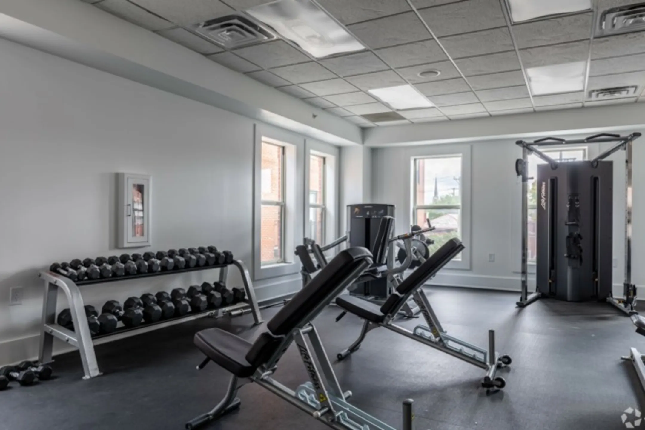 Fitness Weight Room - Brewers Yard Apartments - Columbus, OH