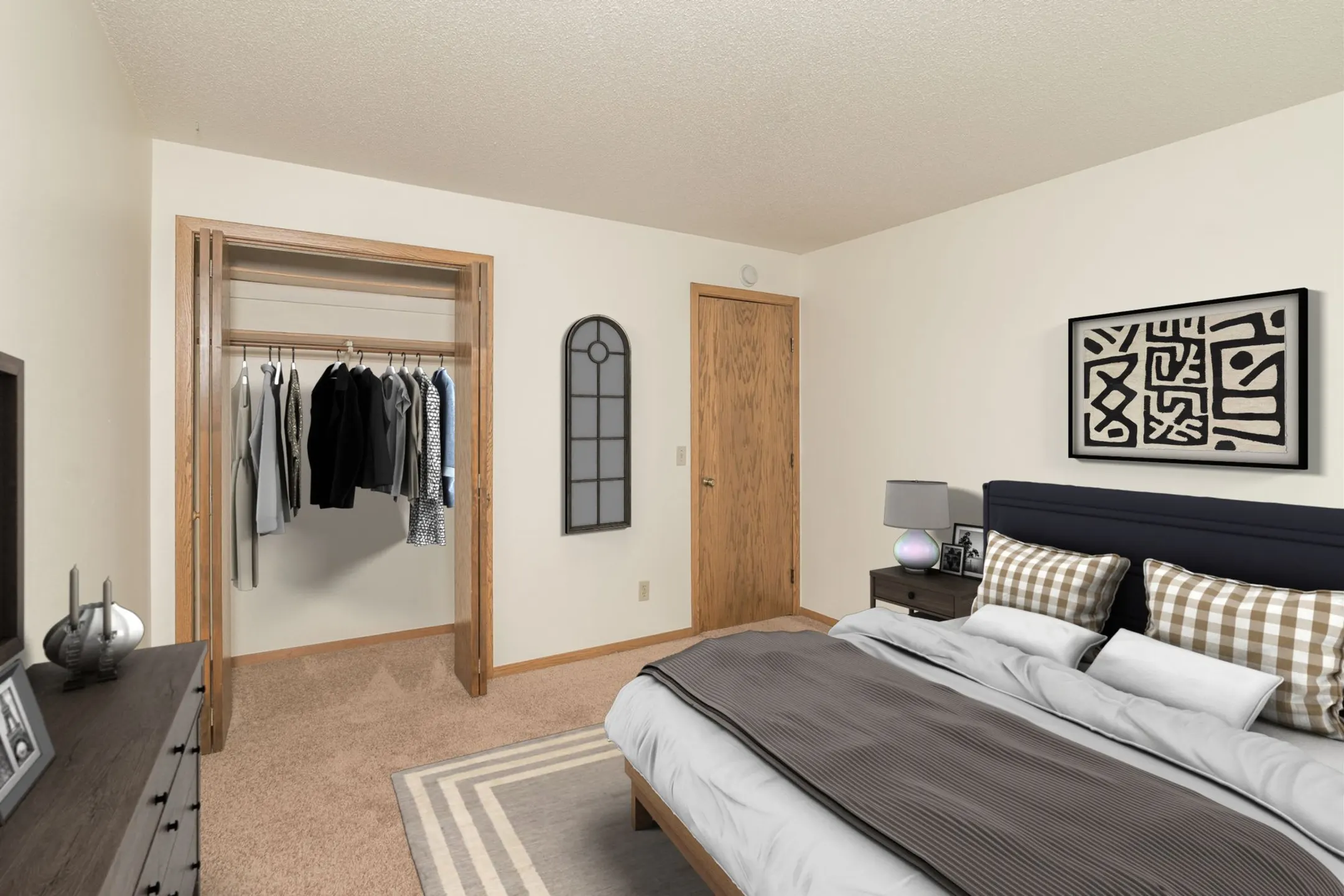 Bedroom - The Concorde Apartments - Sioux Falls, SD