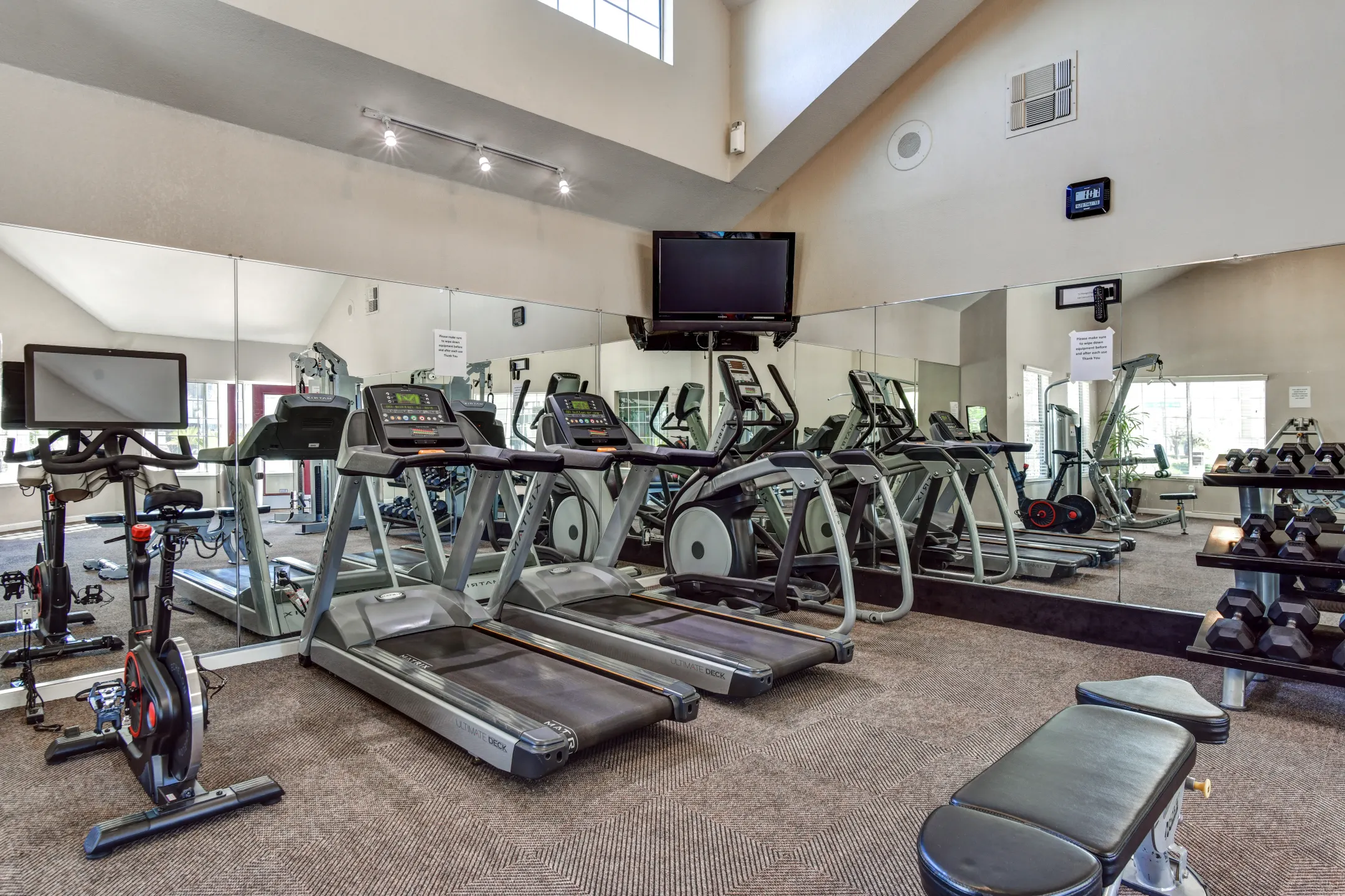 Fitness Weight Room - The Villages Apartment Homes - Santa Rosa, CA