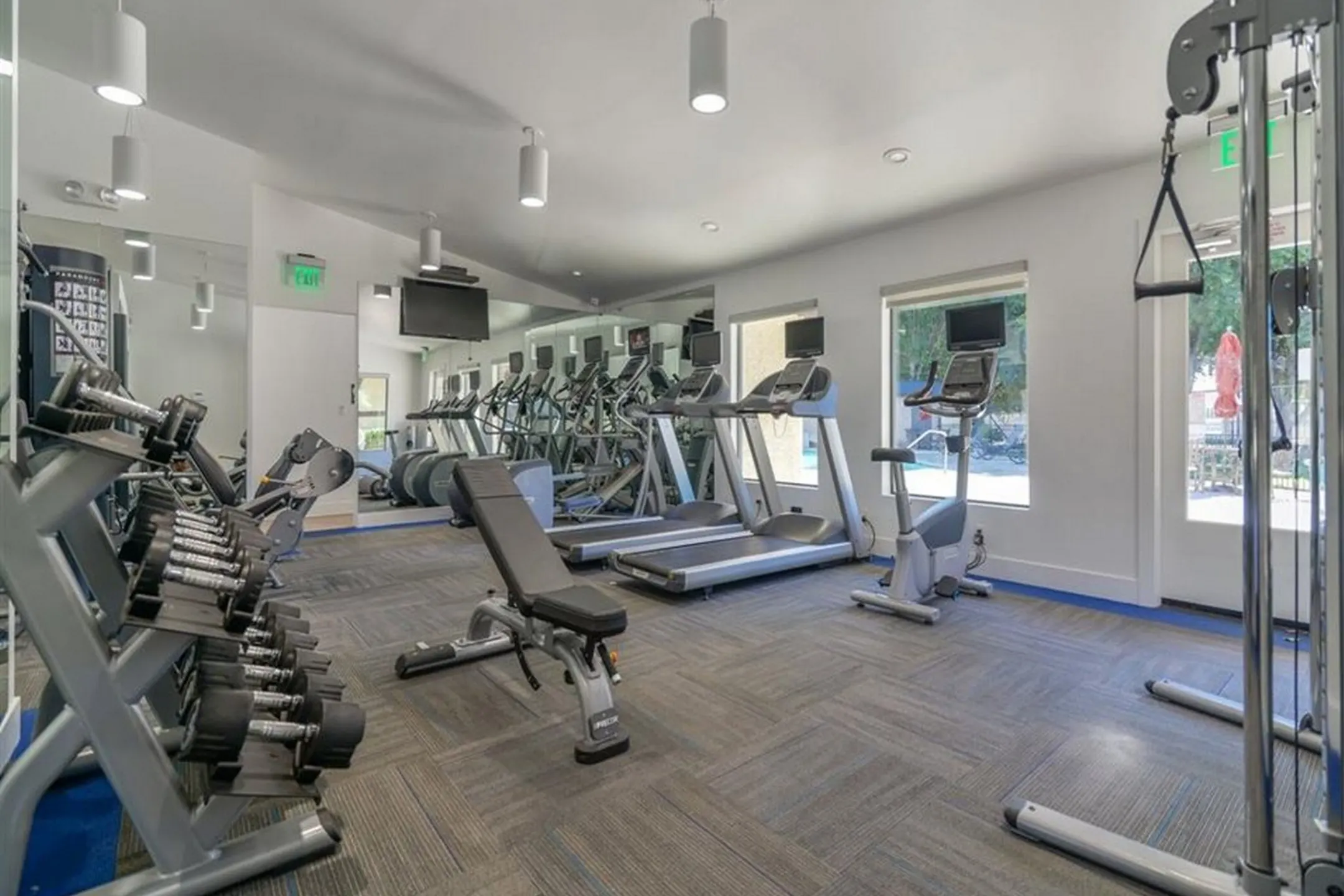 Fitness Weight Room - Laurel Heights Apartments - Riverside, CA