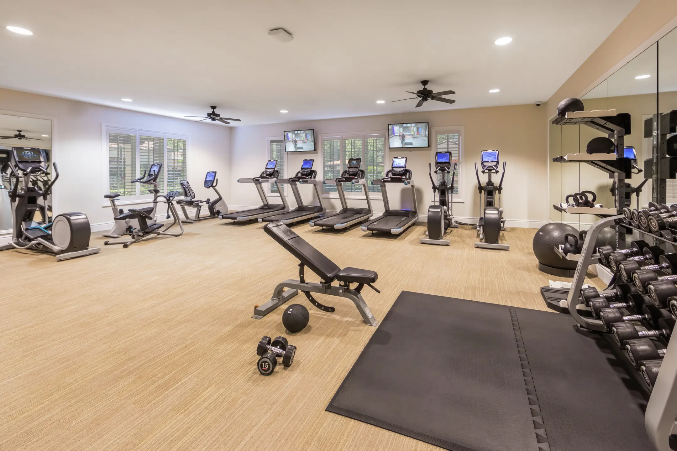 Fitness Weight Room - Woodbury Lane Apartment Homes - Irvine, CA