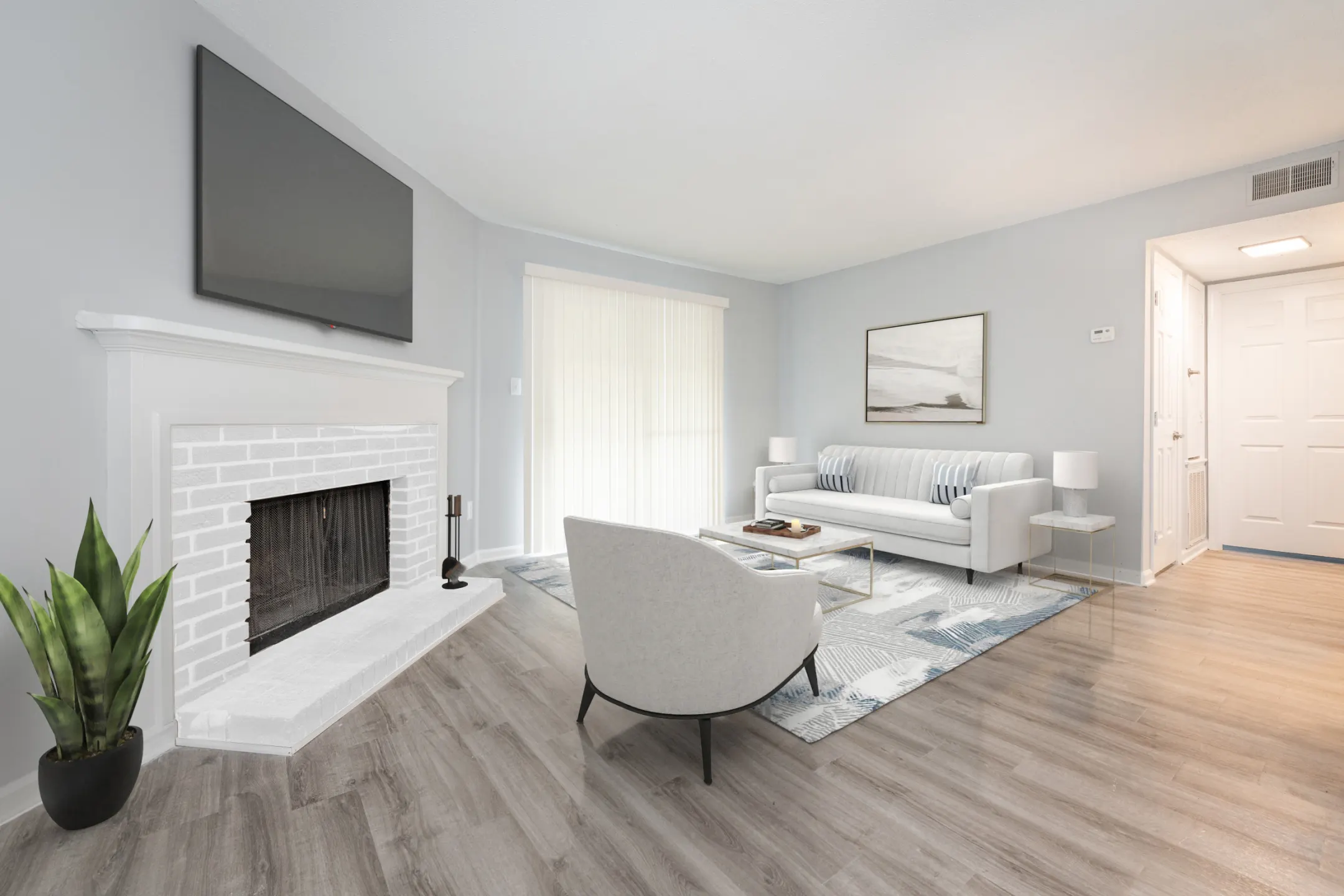 Living Room - Edition Apartment Homes - Charlotte, NC