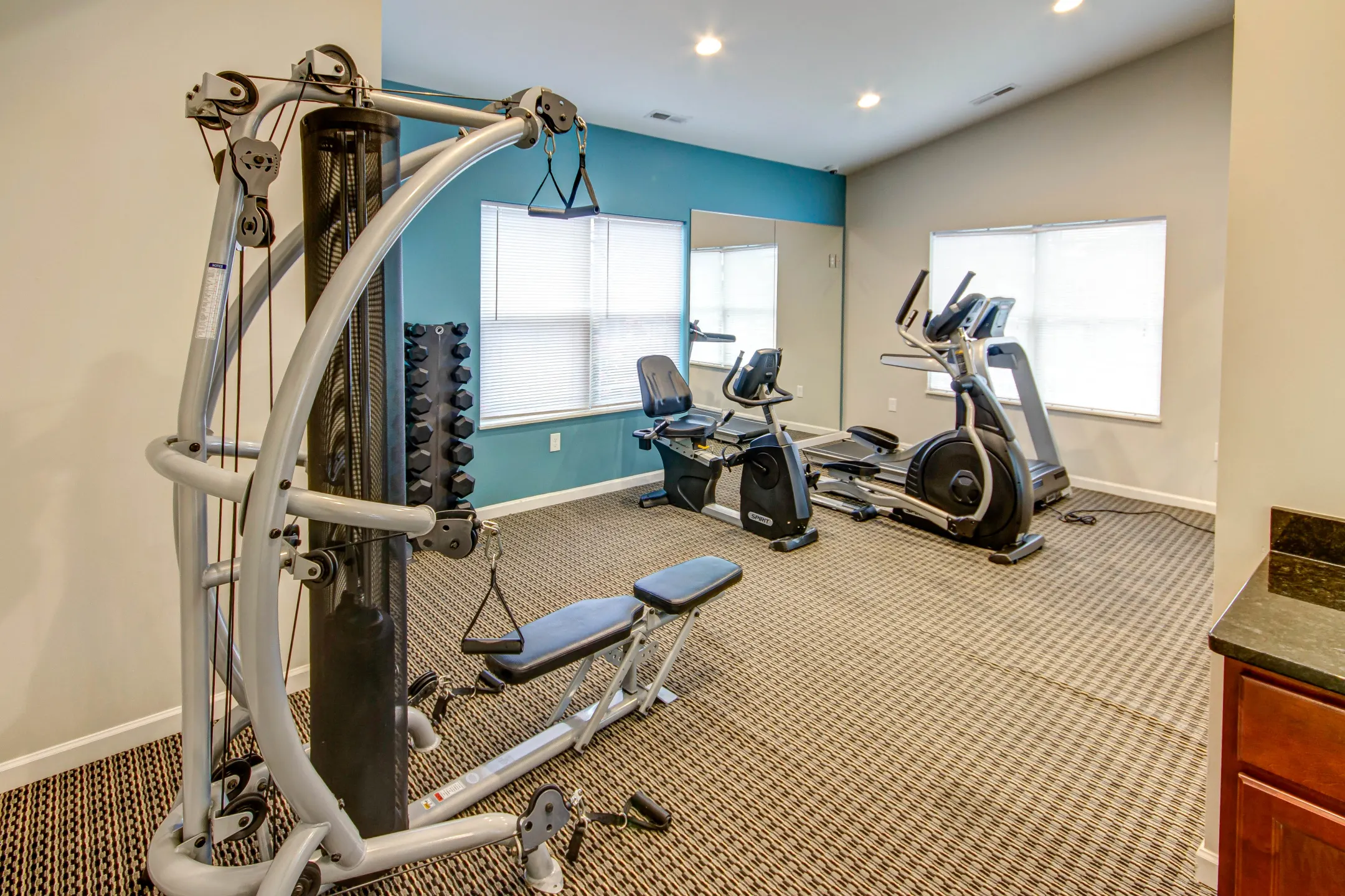 Fitness Weight Room - Nicholas Place Apartments - Middletown, OH