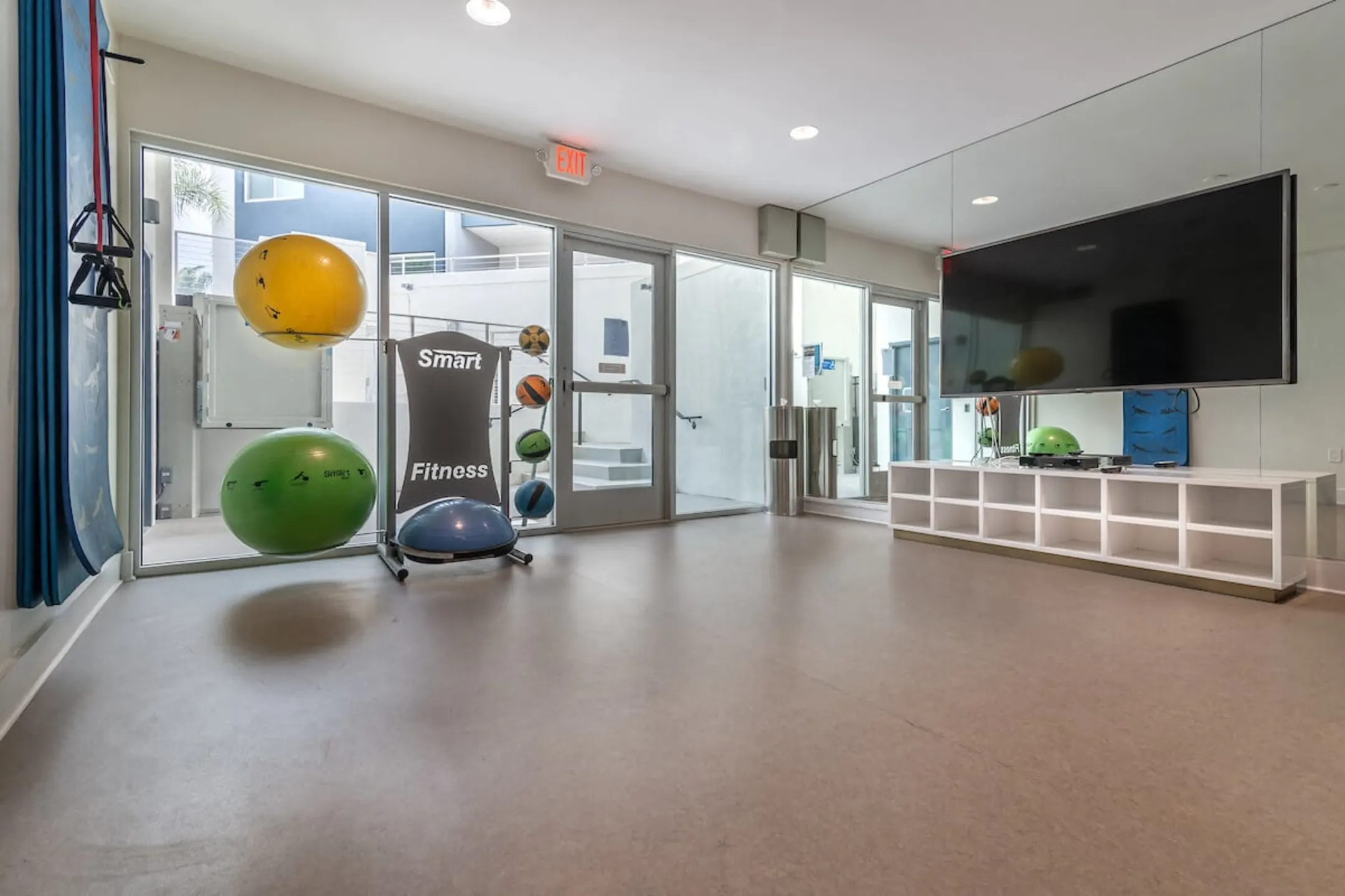 Fitness Weight Room - Beverly Plaza Apartments - Long Beach, CA