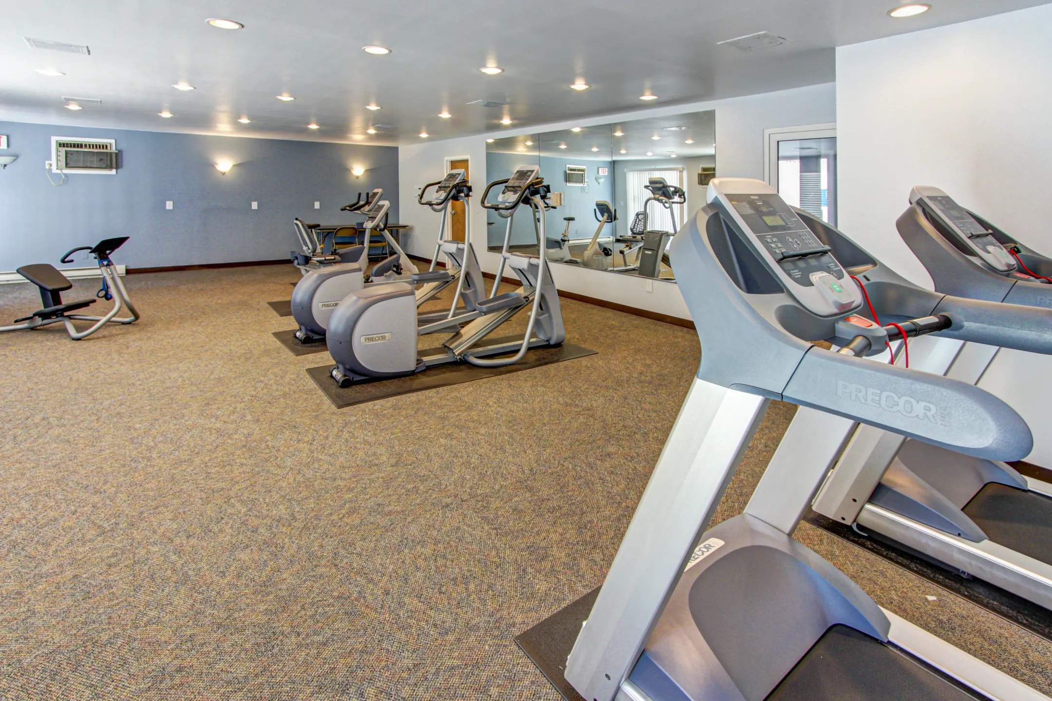 Fitness Weight Room - Presidential Townhome Rentals - Guilderland, NY