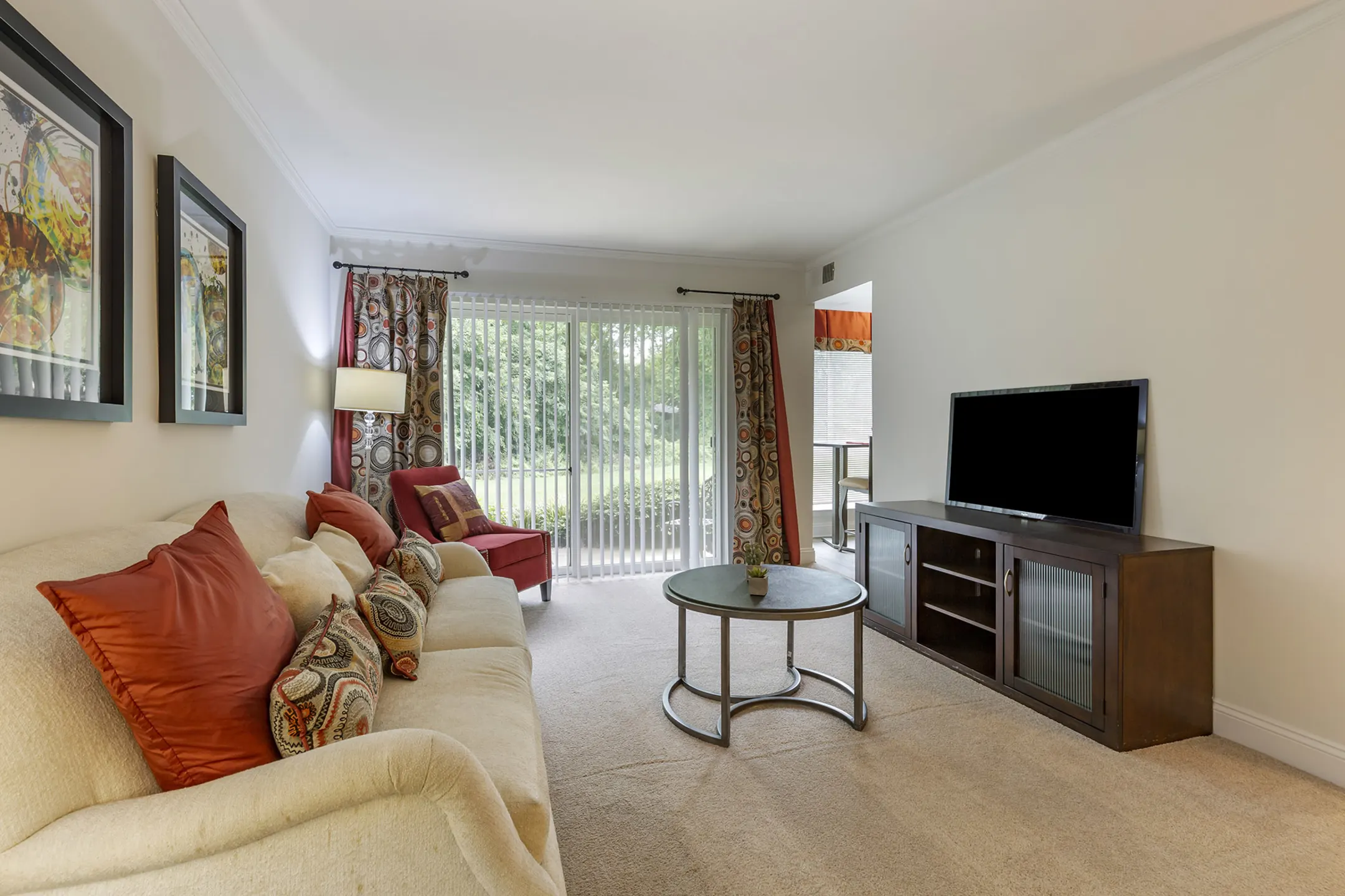 Living Room - The Apartments at The Sycamores - Reston, VA