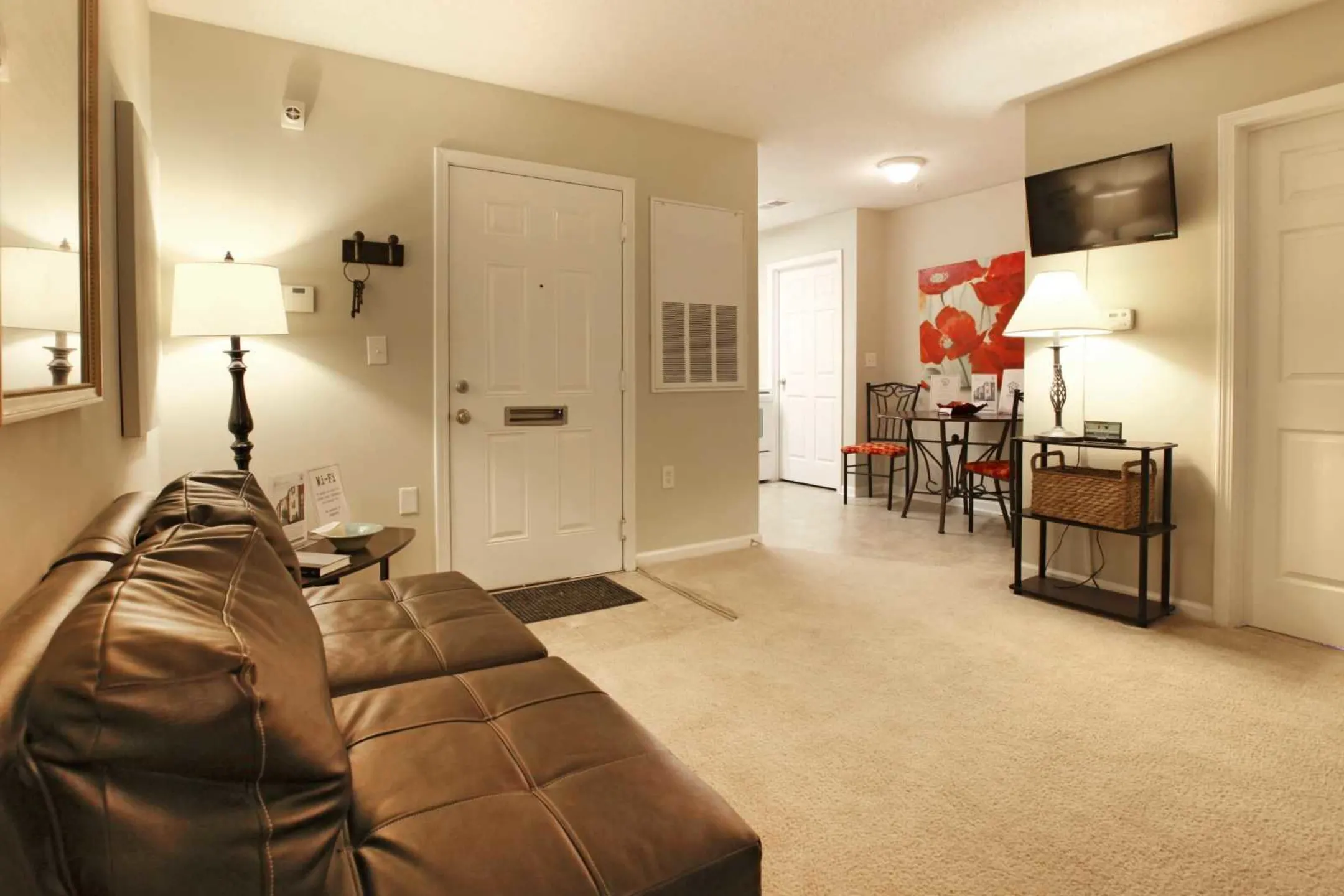 Living Room - Campus East - Lease By The Bed - Greensboro, NC