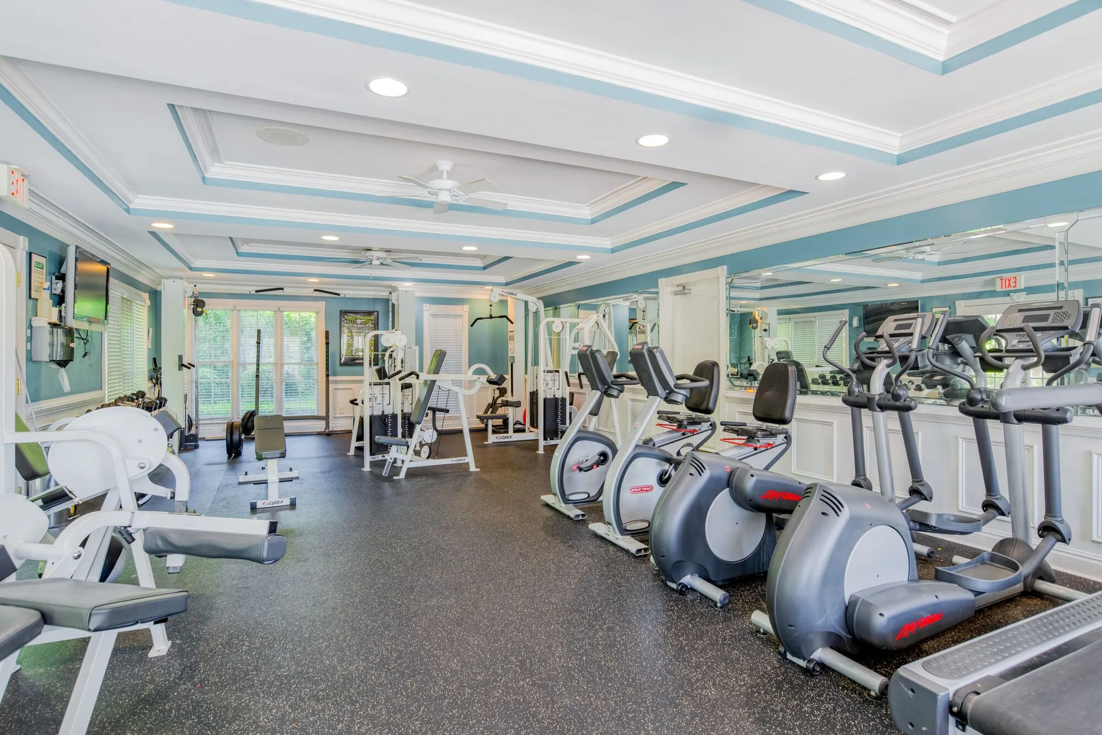 Fitness Weight Room - Steeple Crest Luxury Apartments - Phenix City, AL