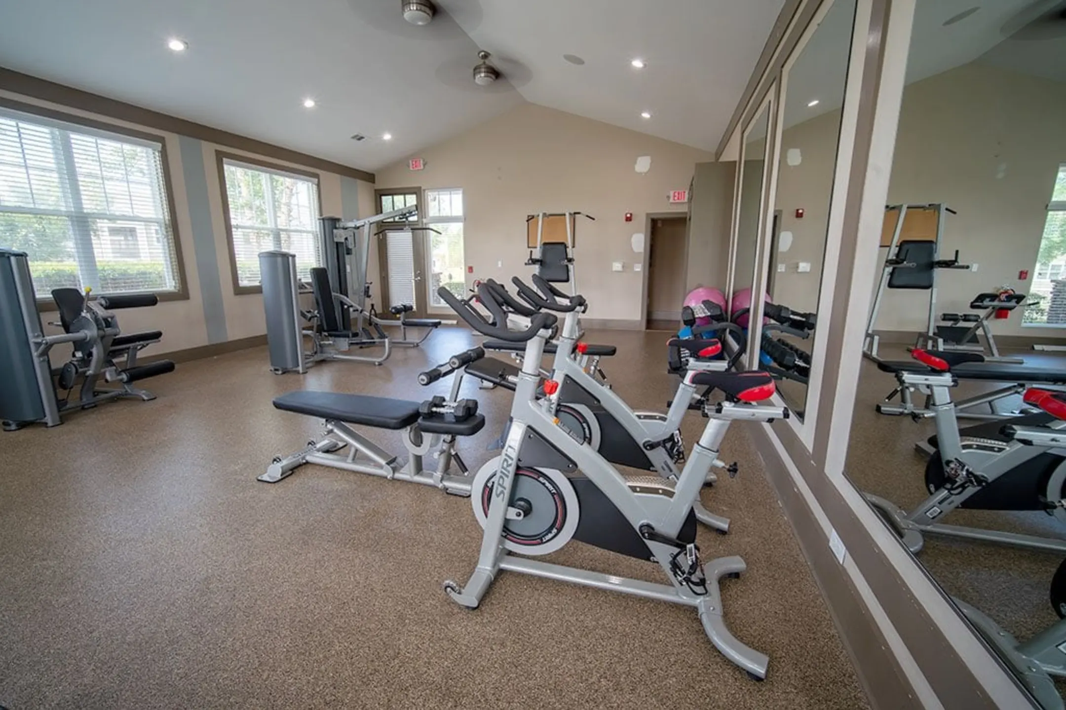 Fitness Weight Room - Lullwater at Riverwood Luxury Apartment Homes - Evans, GA