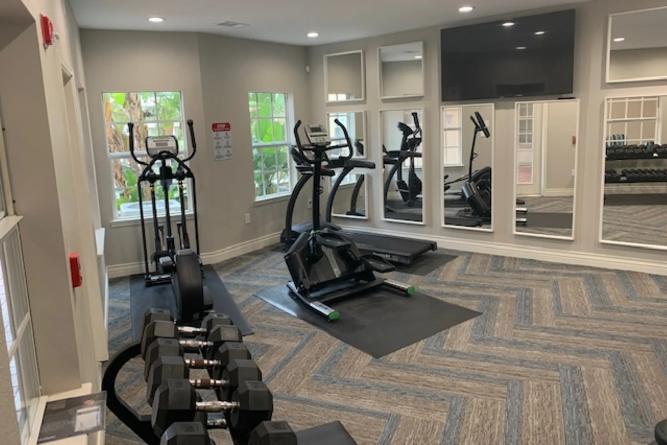 Fitness Weight Room - Compass Bay Apartments and Marina - Corpus Christi, TX