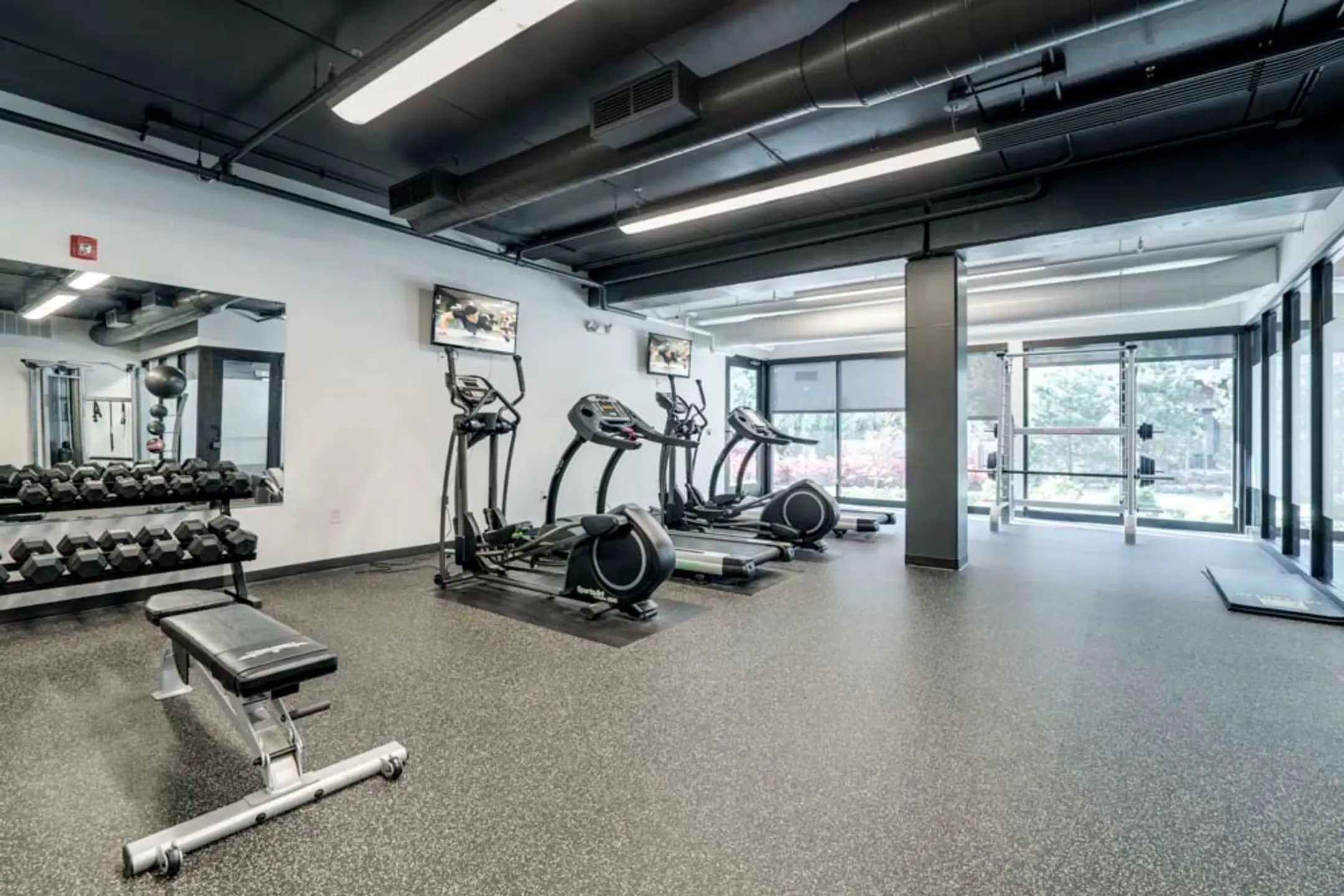 Fitness Weight Room - The Conrad - Omaha, NE
