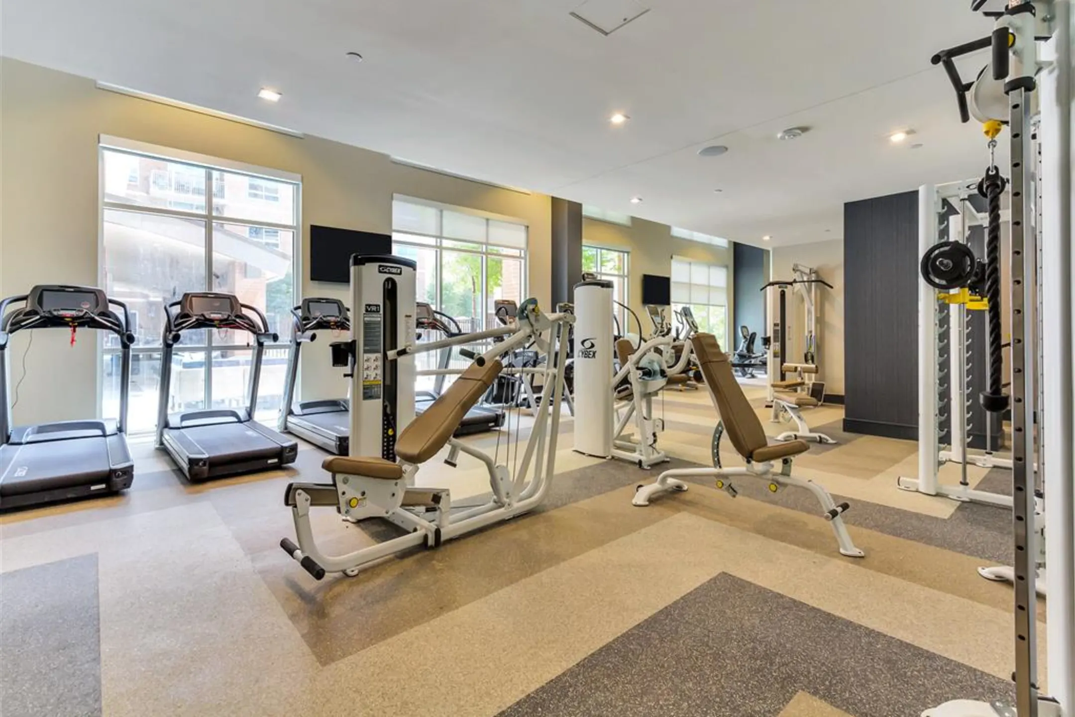 Fitness Weight Room - Preston Hollow Village Apartments - Dallas, TX