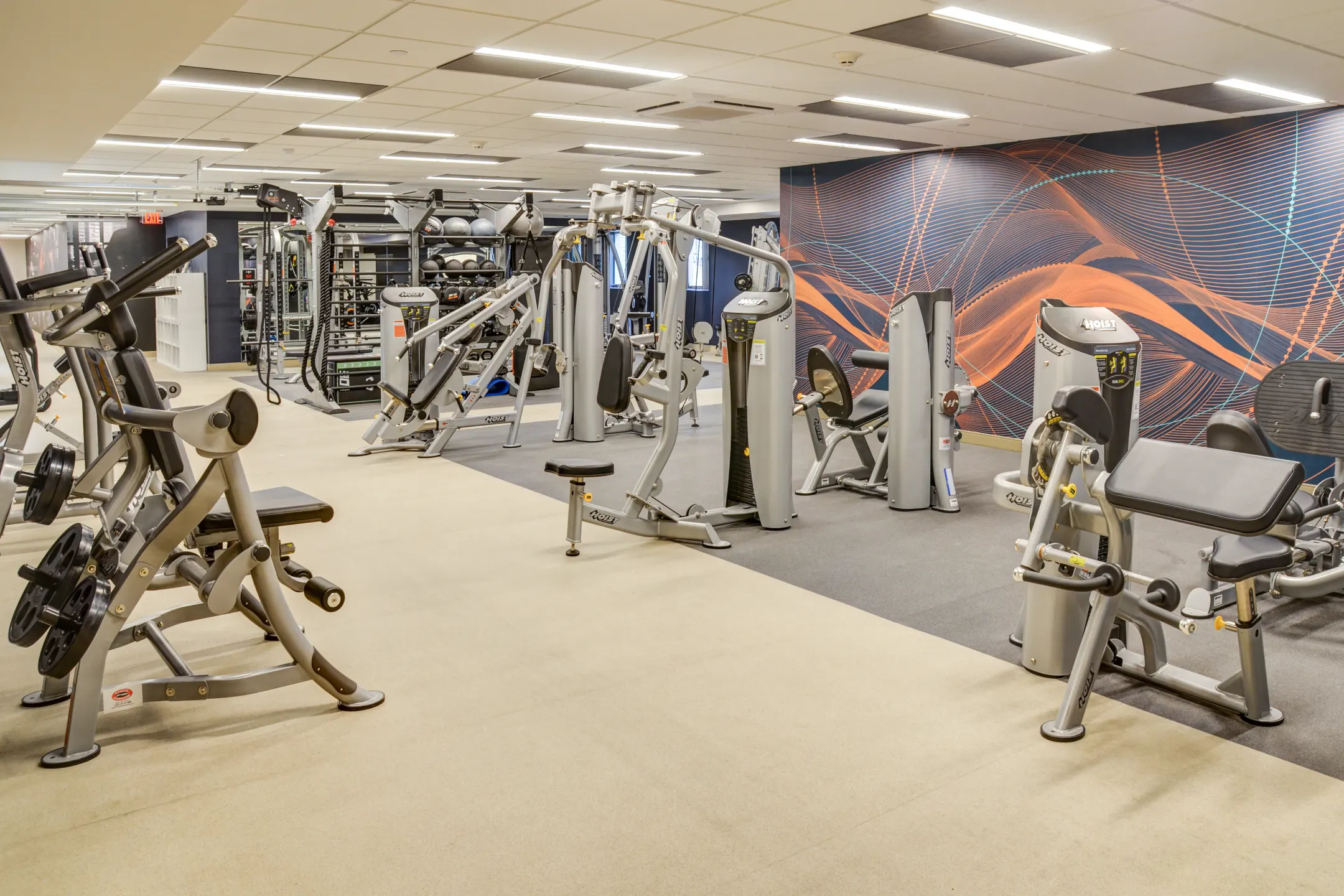 Fitness Weight Room - One Park - West Hartford, CT