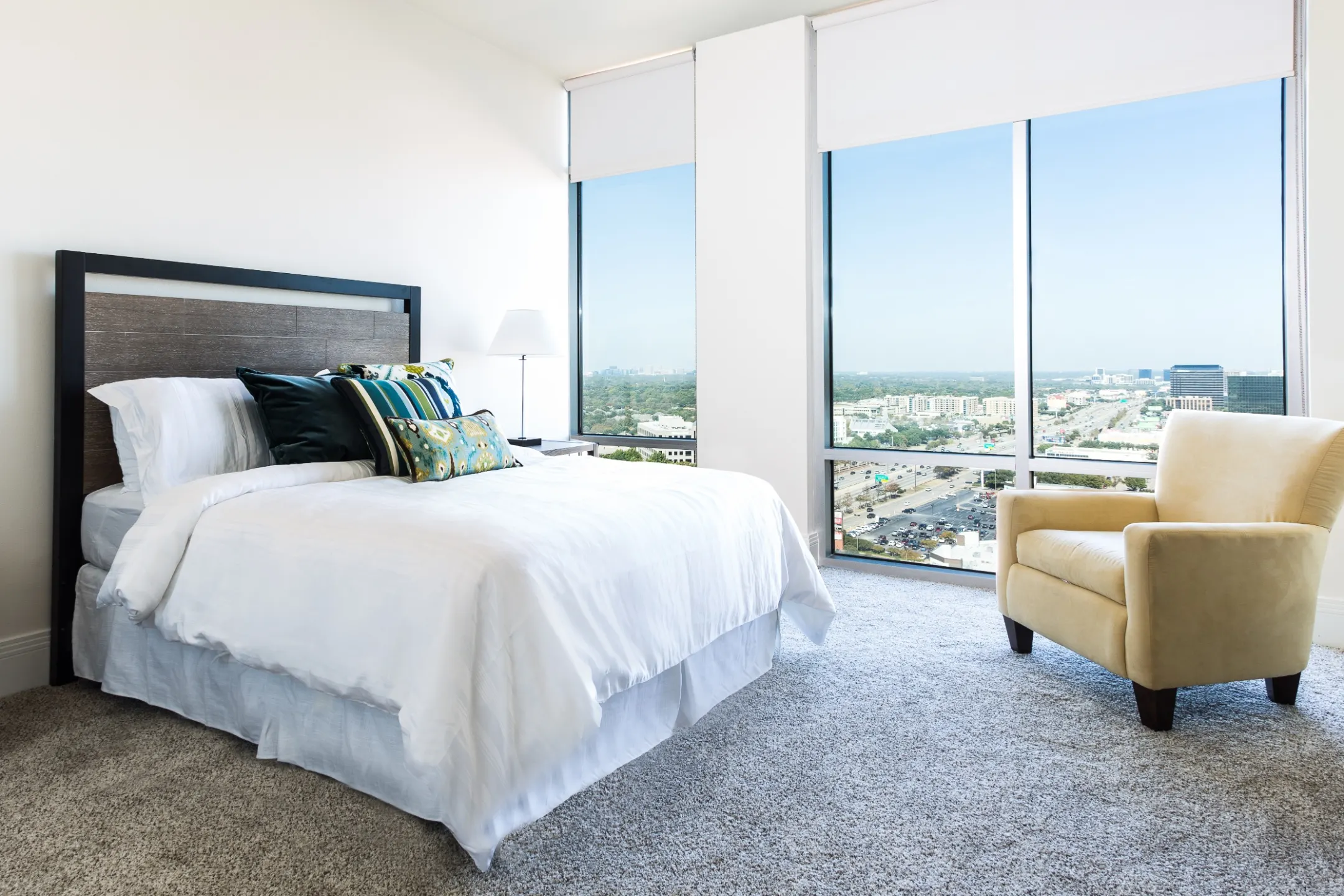 Bedroom - The Heights at Park Lane - Dallas, TX