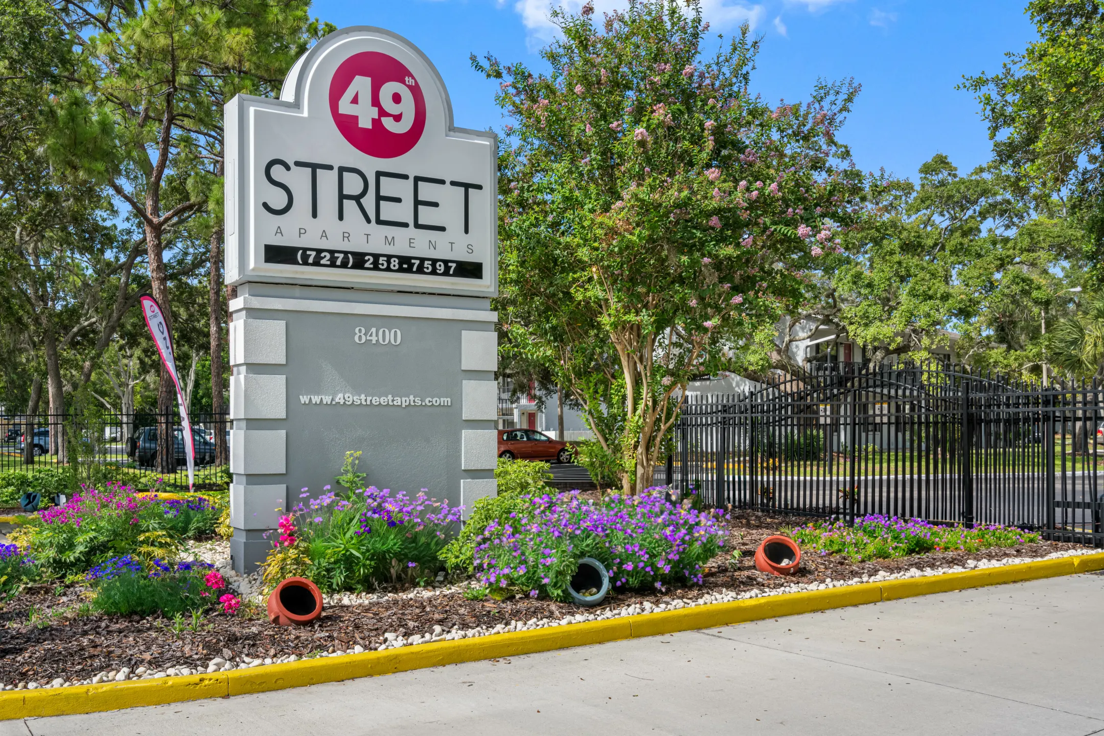 Community Signage - 49th St Apartments - Pinellas Park, FL