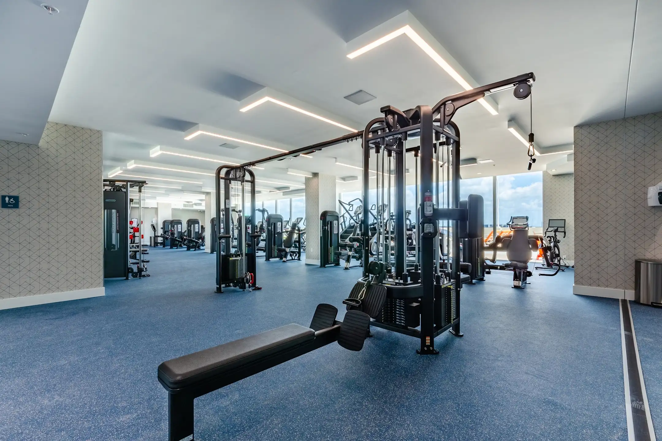 Fitness Weight Room - Sea View at Dania - Dania Beach, FL