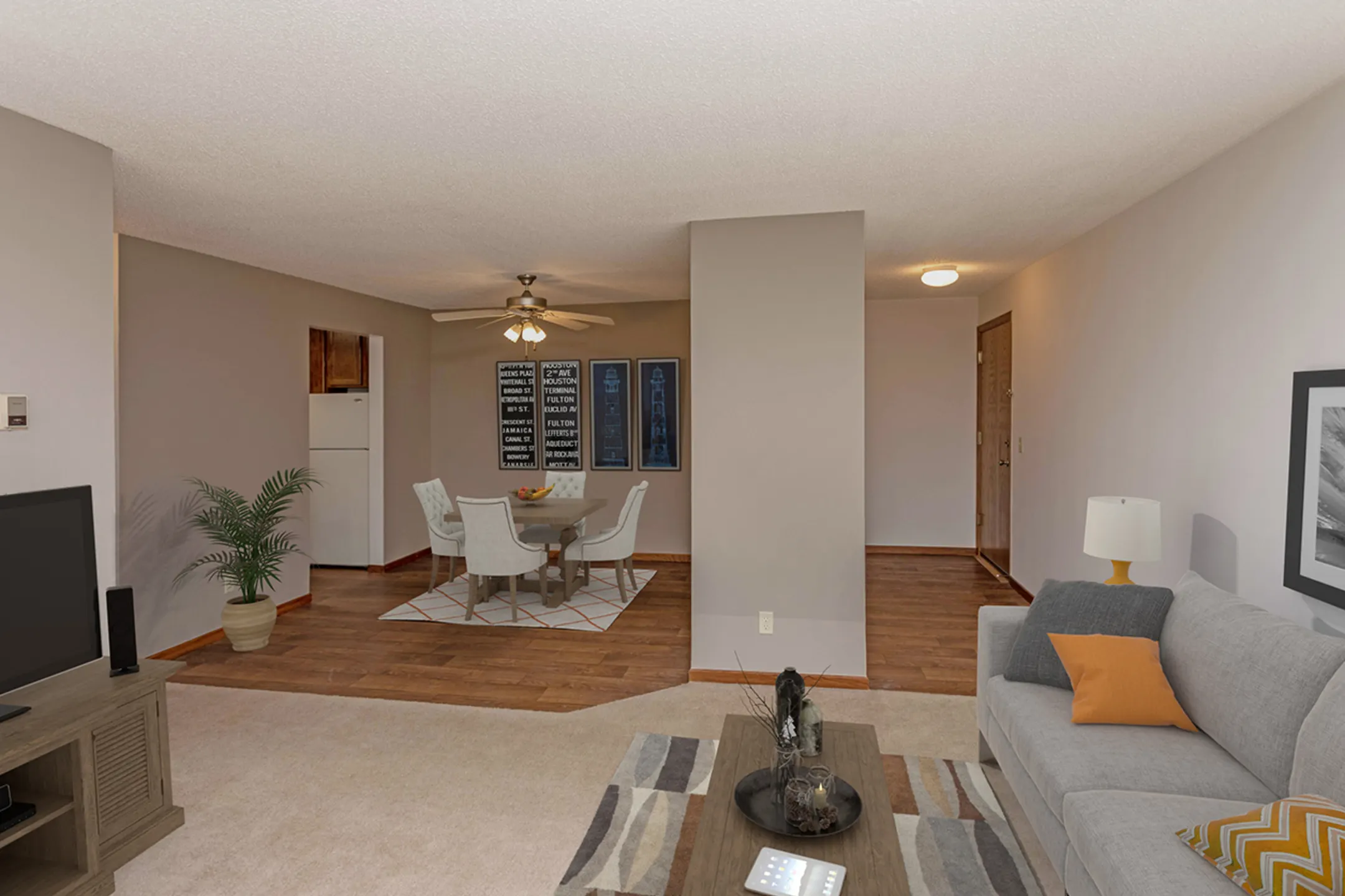 Living Room - Eagle Ridge Apartments - Maple Grove, MN