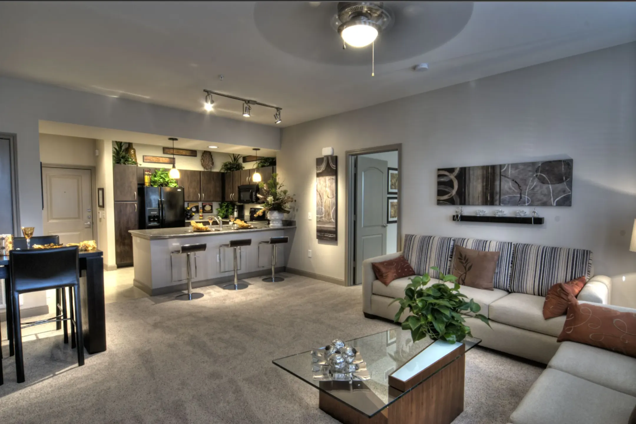 Living Room - 77055 Luxury Properties - Houston, TX