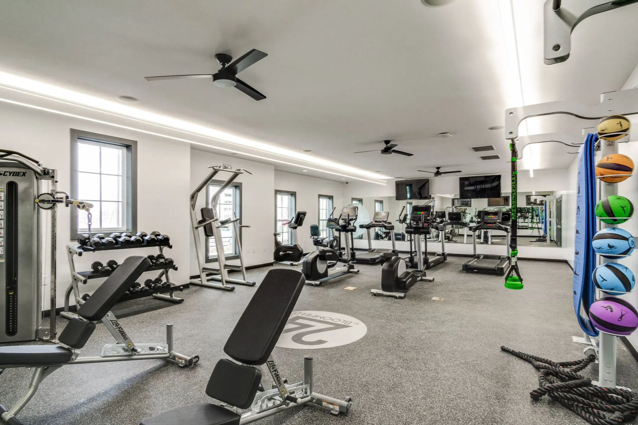Fitness Weight Room - 24 at Bloomfield - Bloomfield Township, MI