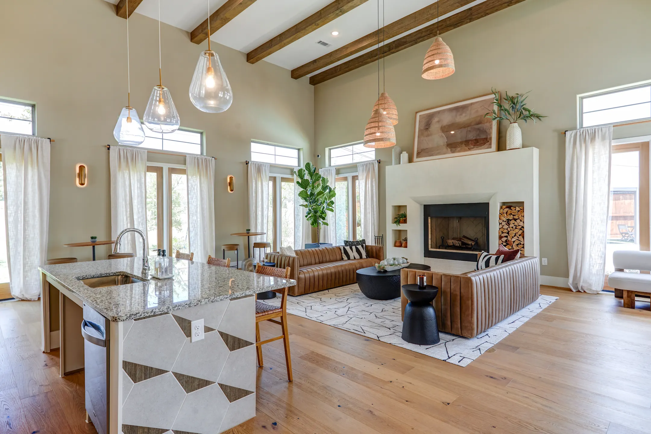 Living Room - Delco Flats - Austin, TX