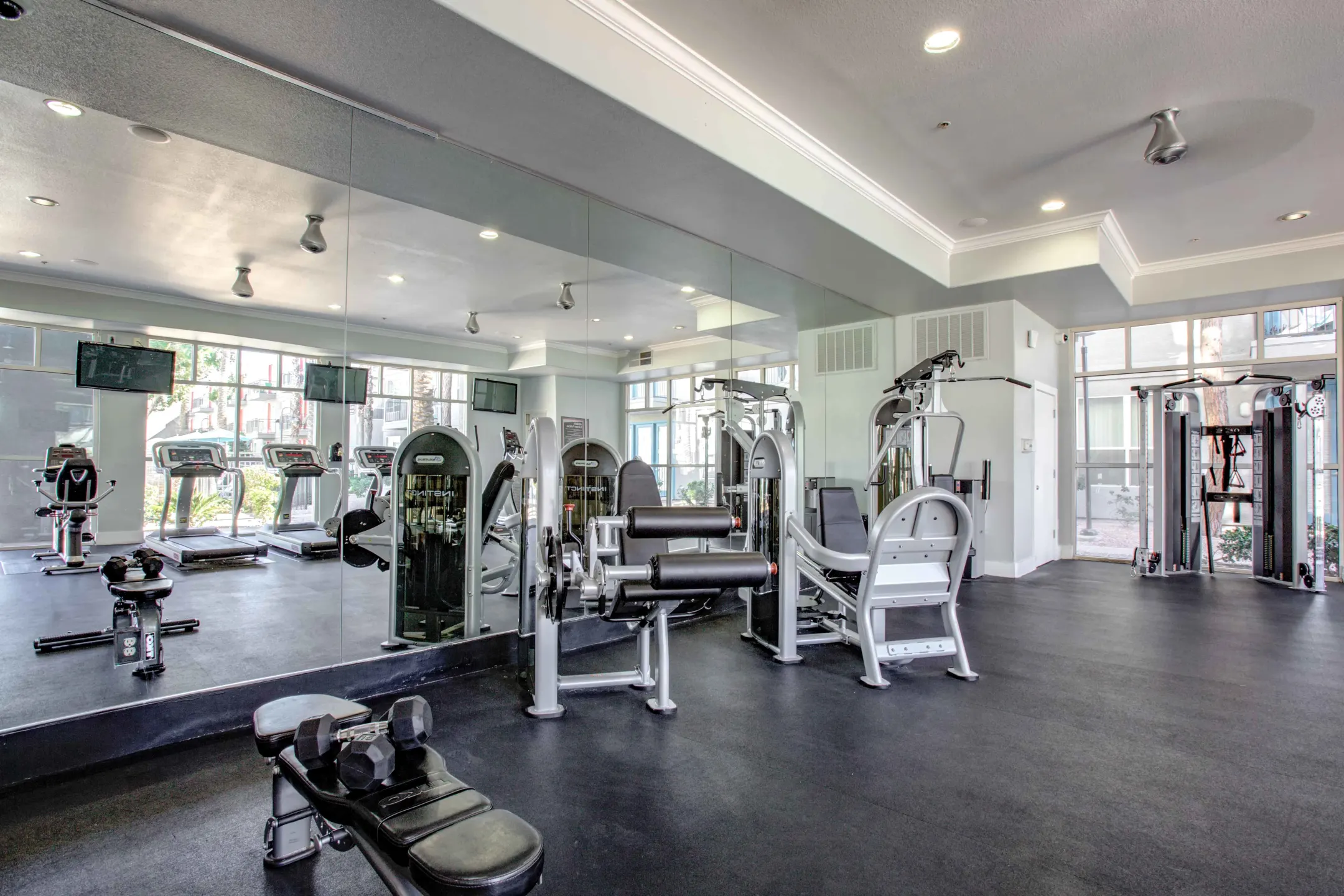 Fitness Weight Room - The Station on Central - Phoenix, AZ