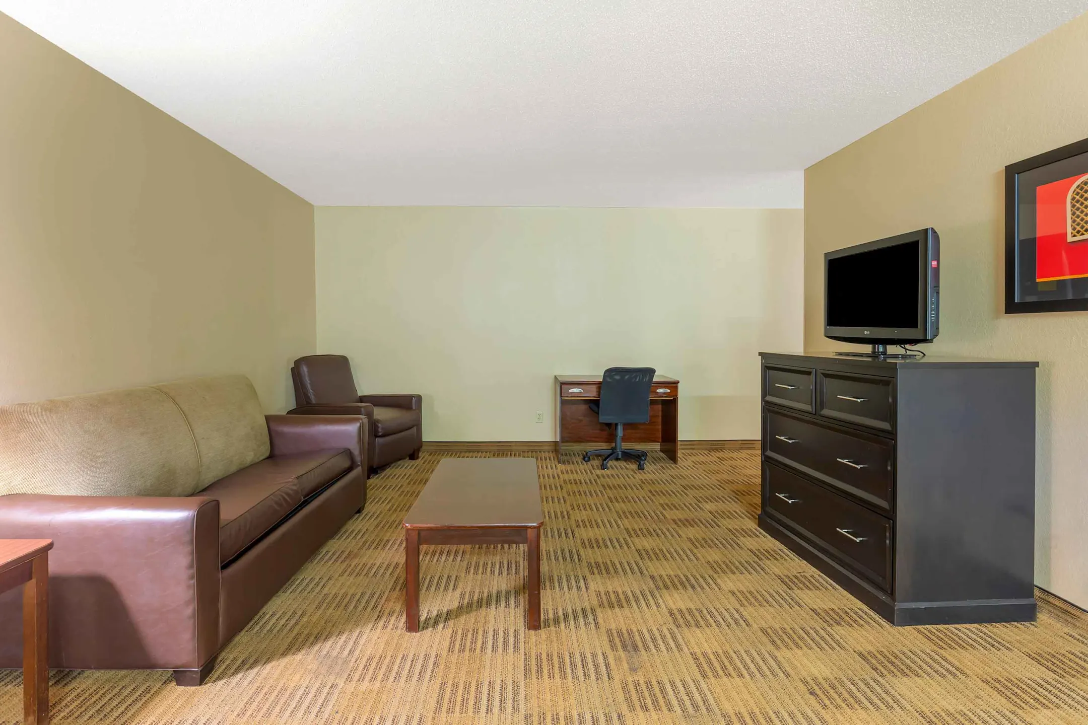 Living Room - Furnished Studio - Greensboro - Wendover Ave. - Big Tree Way - Greensboro, NC