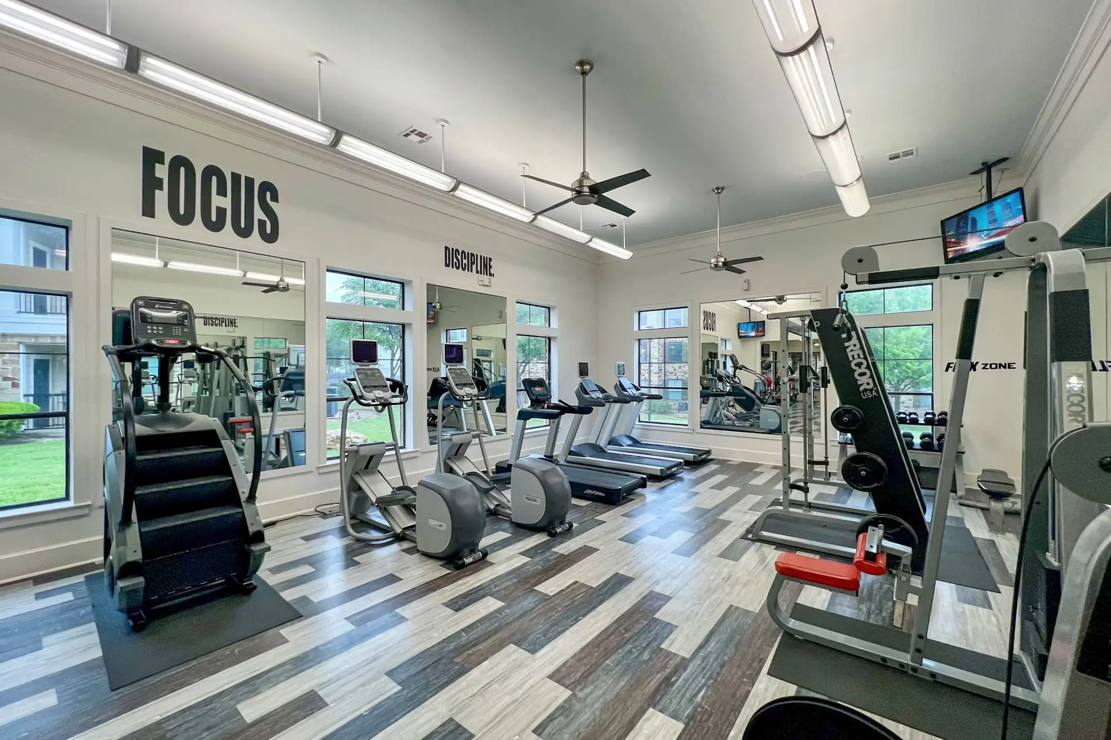 Fitness Weight Room - Broadstone Grand Avenue - Pflugerville, TX