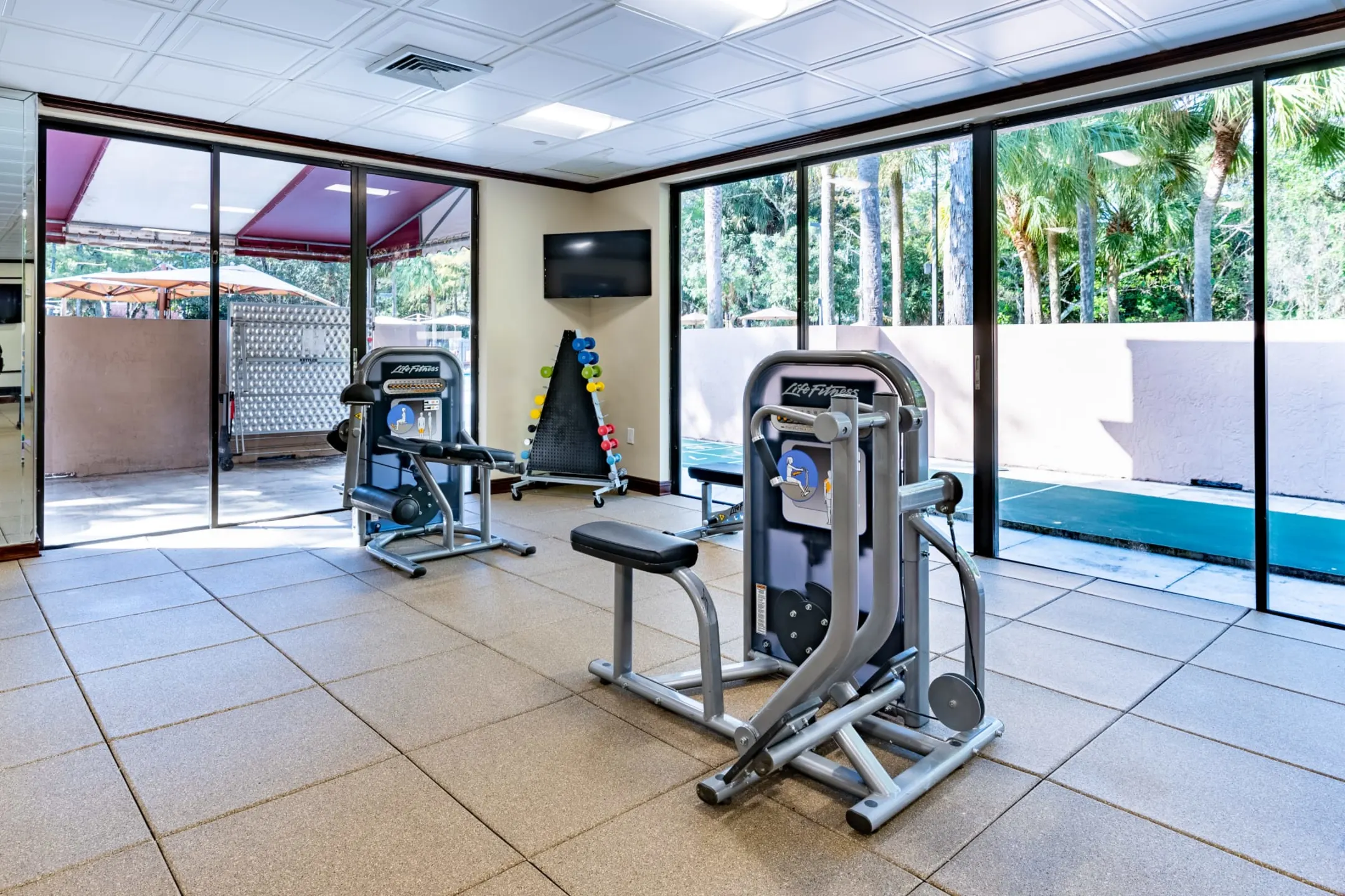Fitness Weight Room - Park Tower Senior Apts - Lauderhill, FL