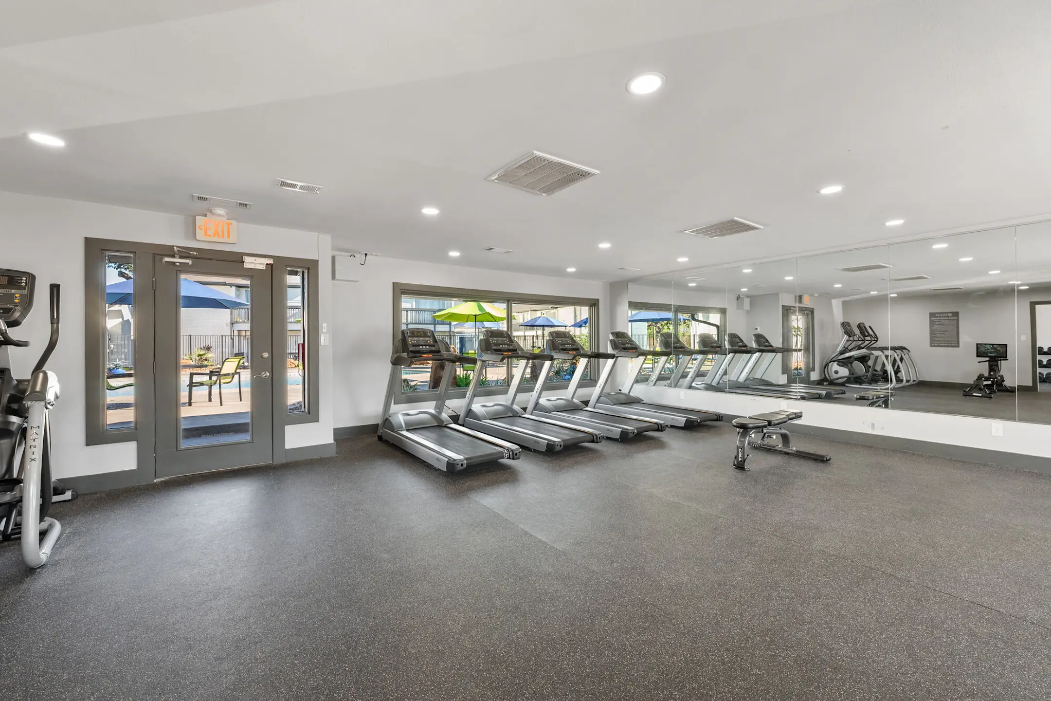 Fitness Weight Room - The Halston - College Station, TX
