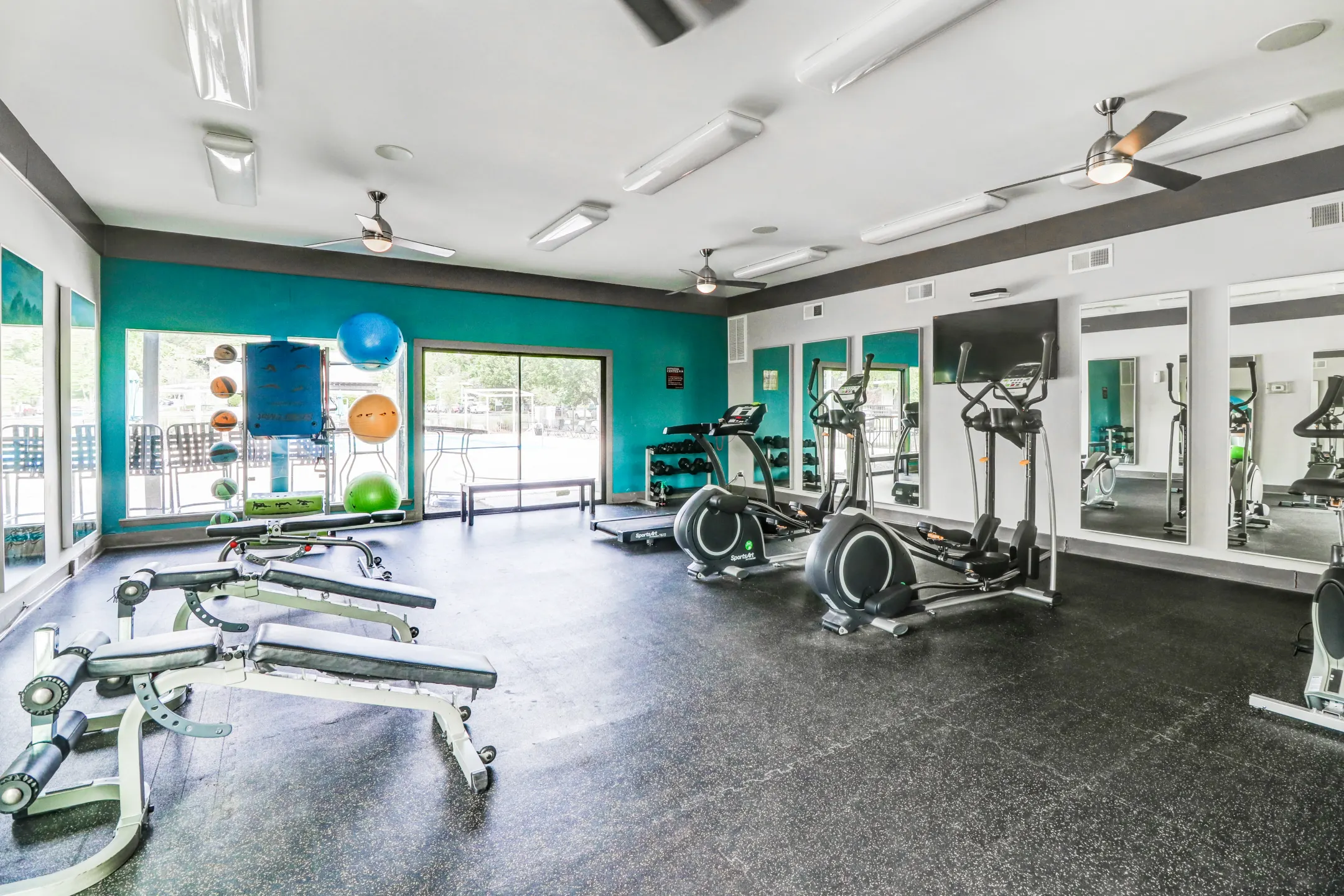 Fitness Weight Room - The Grove at Hickory Valley - Chattanooga, TN
