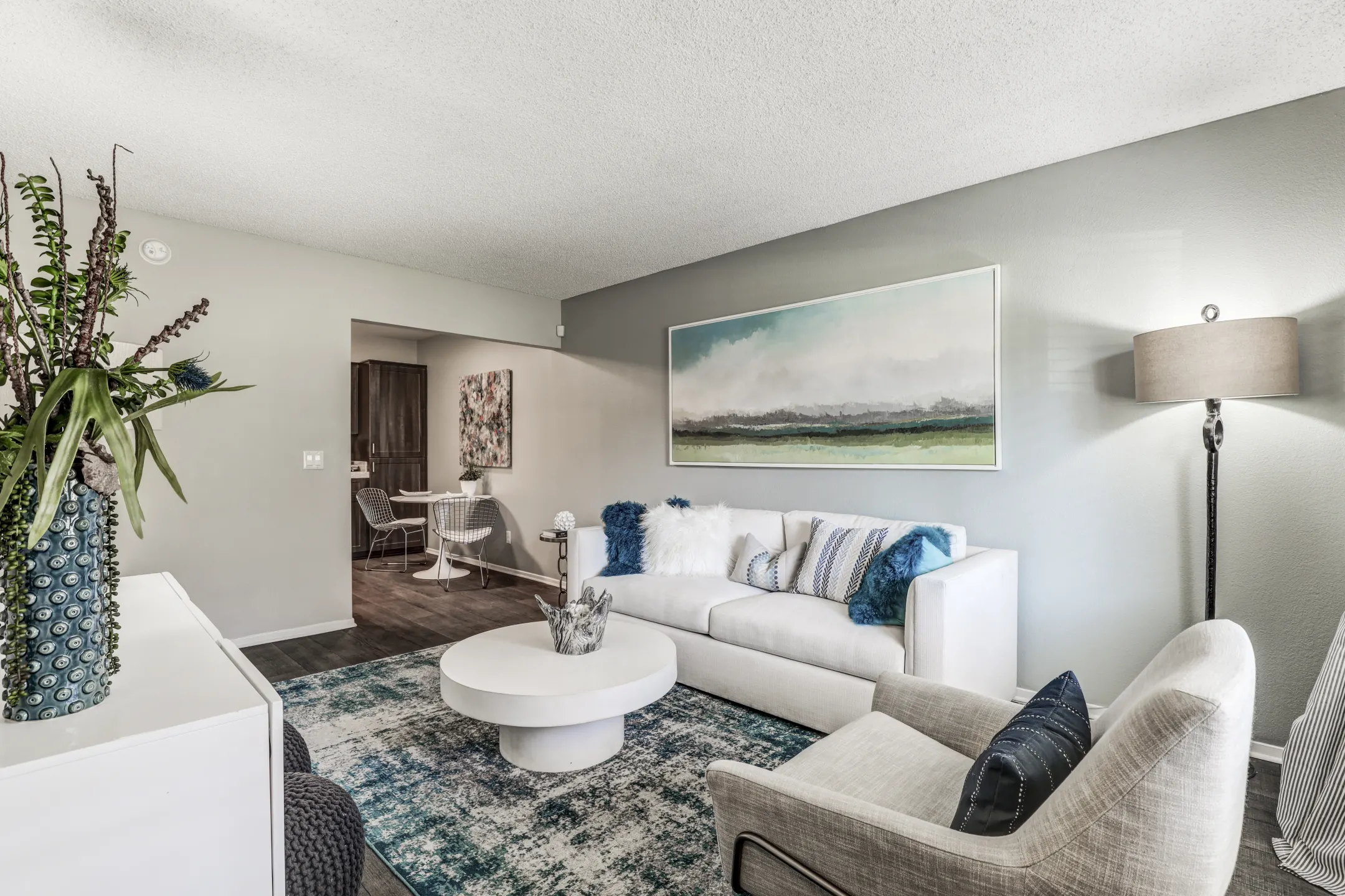 Living Room - Berkdale Apartments - Riverside, CA