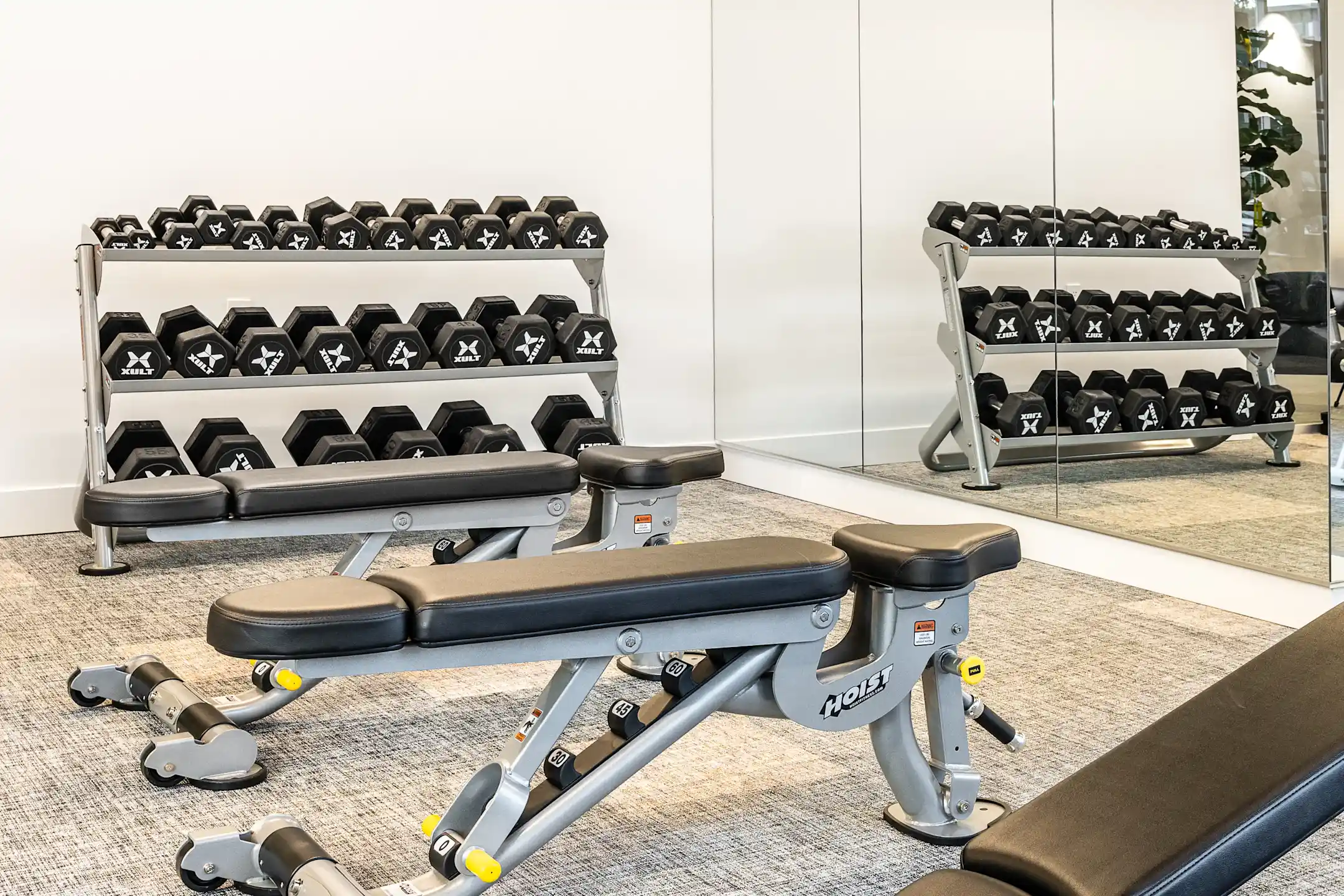 Fitness Weight Room - Emerald Apartments - Los Angeles, CA