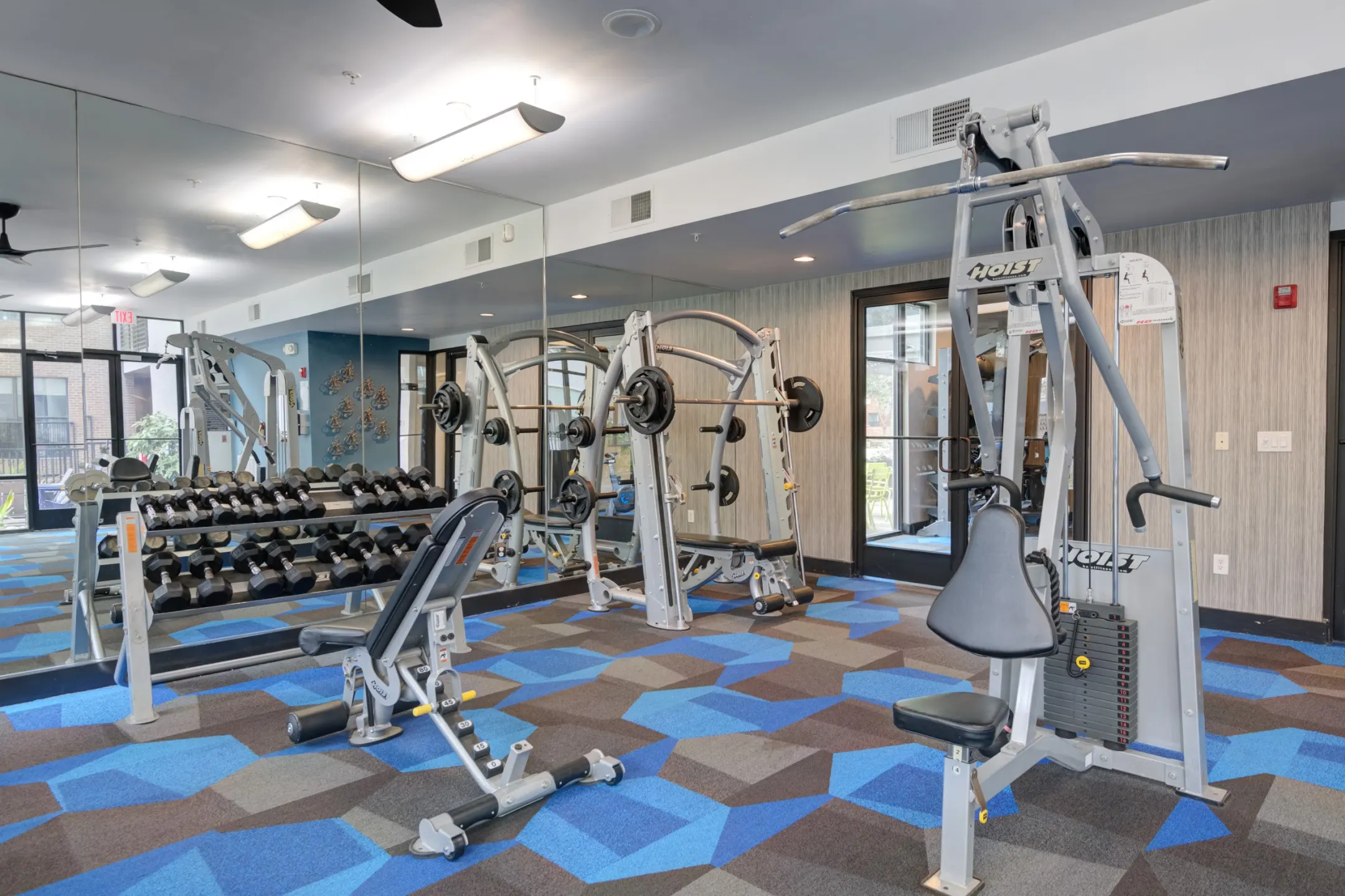 Fitness Weight Room - The Henderson - Dallas, TX