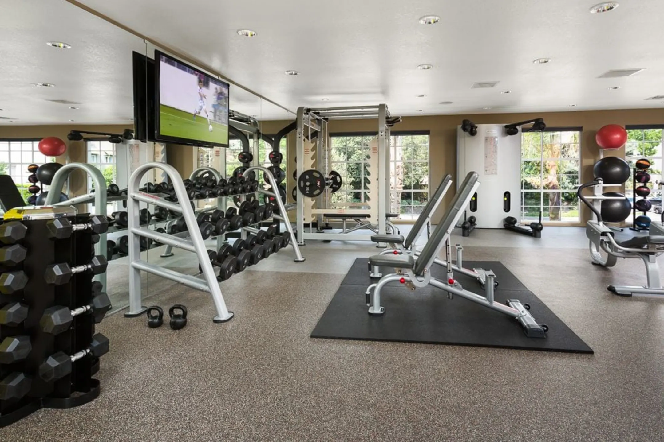 Fitness Weight Room - AVA Burbank - Burbank, CA