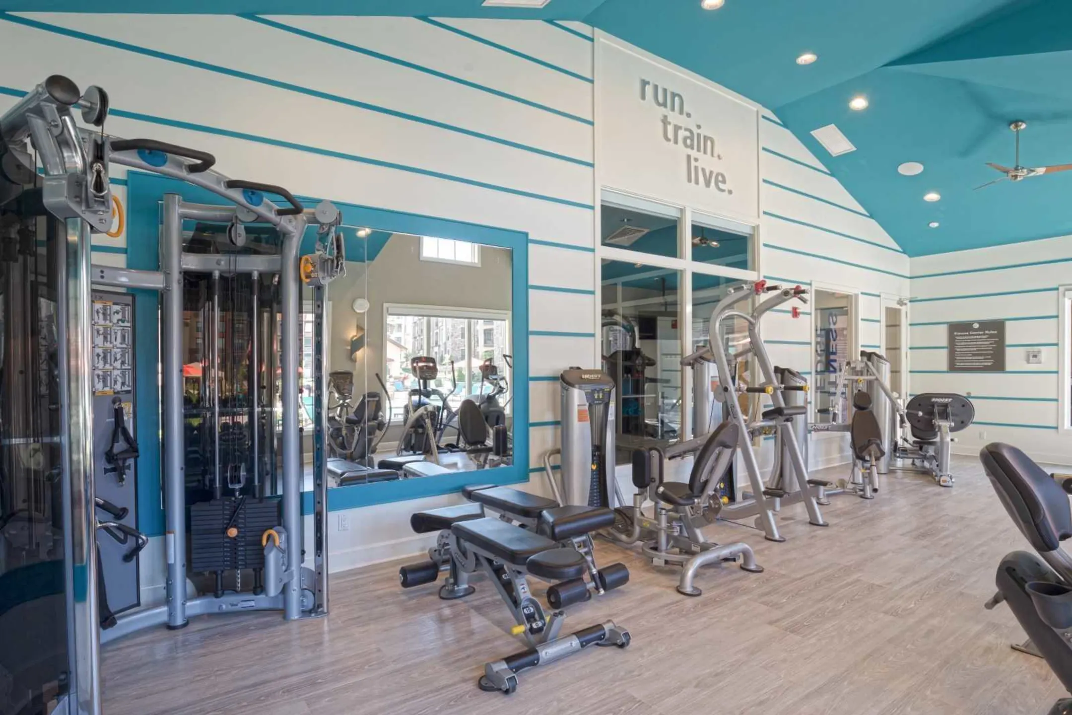Fitness Weight Room - EdgeWater at City Center - Lenexa, KS