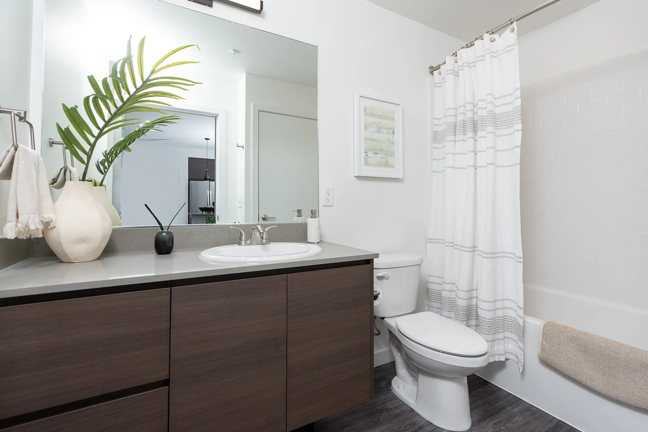 Bathroom - Alexan Access Apartments - Lynnwood, WA