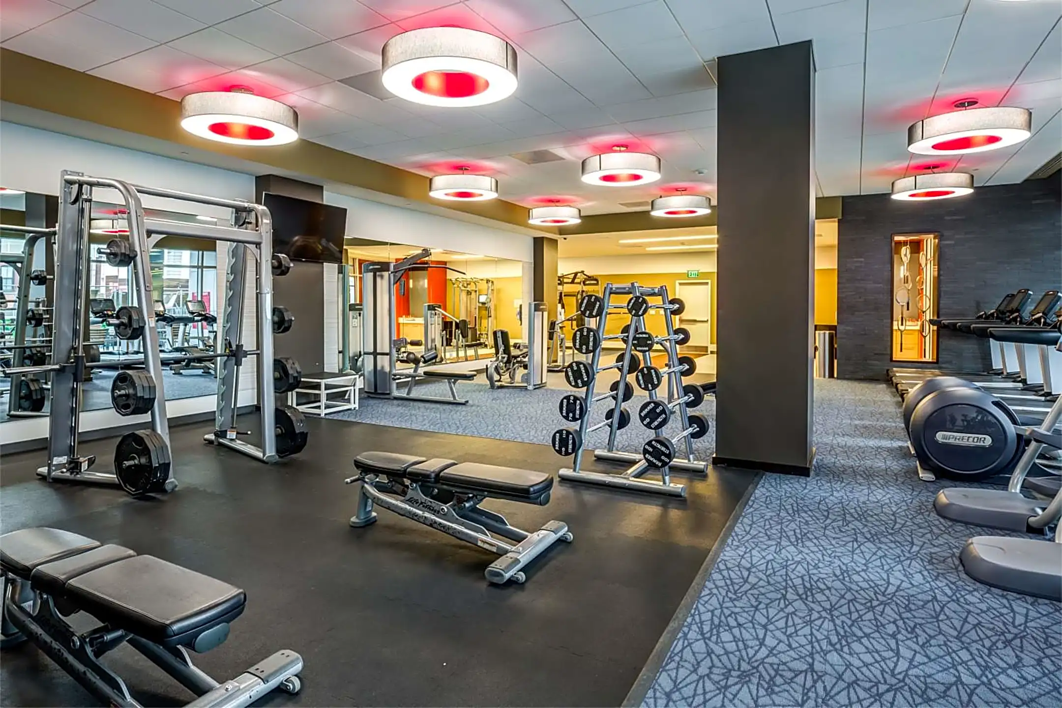 Fitness Weight Room - The Kensington - Boston, MA