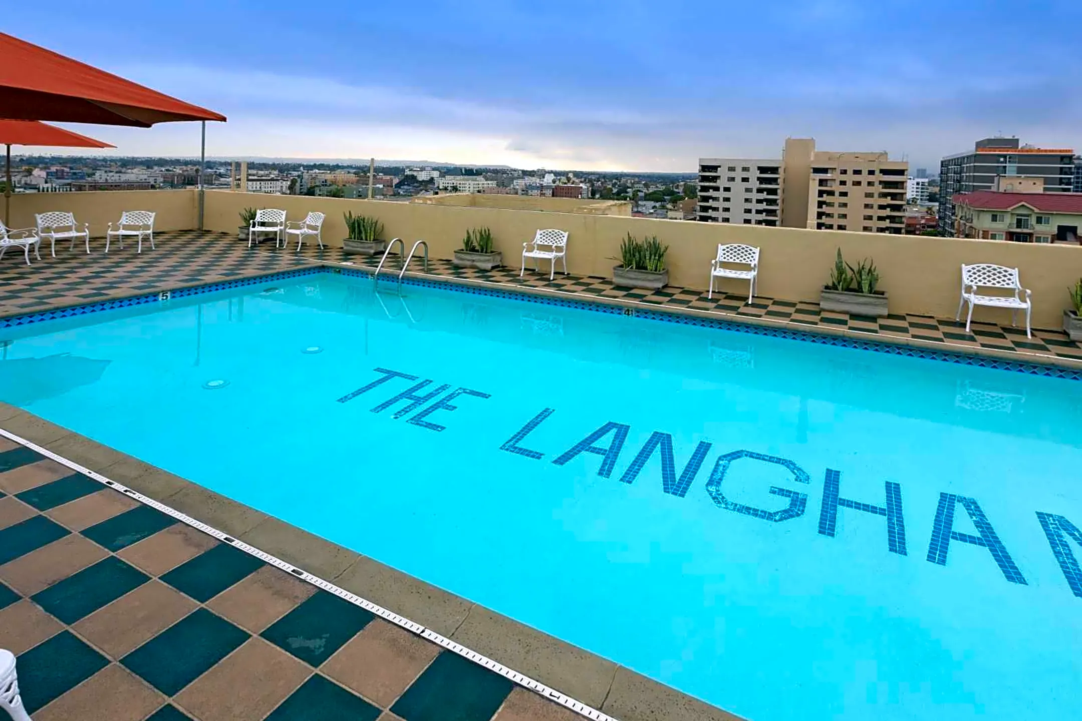 Pool - The Langham Apartments - Los Angeles, CA