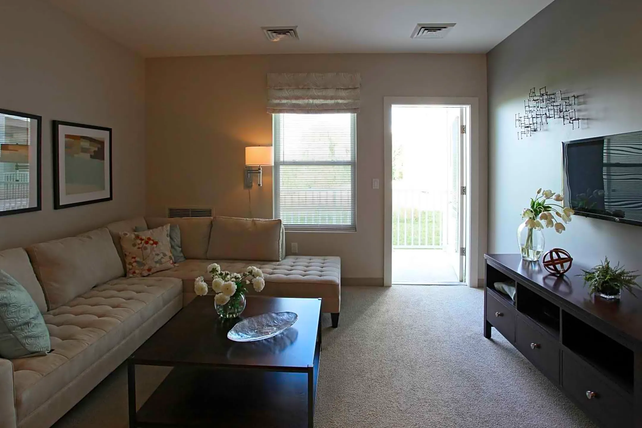 Living Room - MarketStreet Apartments - Lynnfield, MA