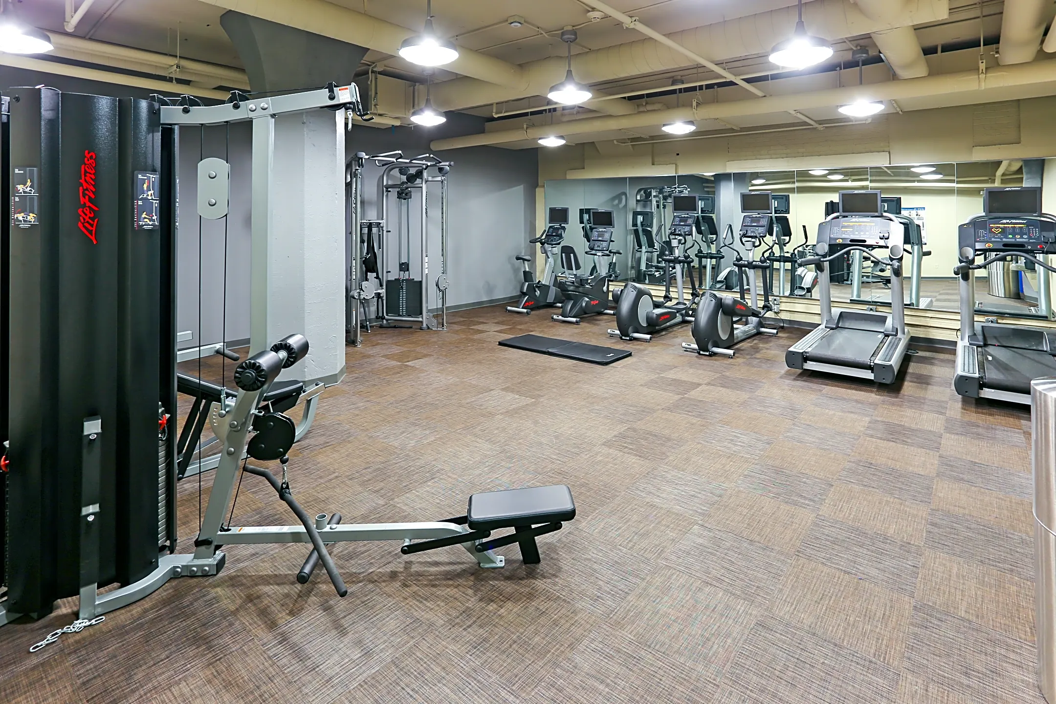 Fitness Weight Room - Bethune Lofts - Buffalo, NY